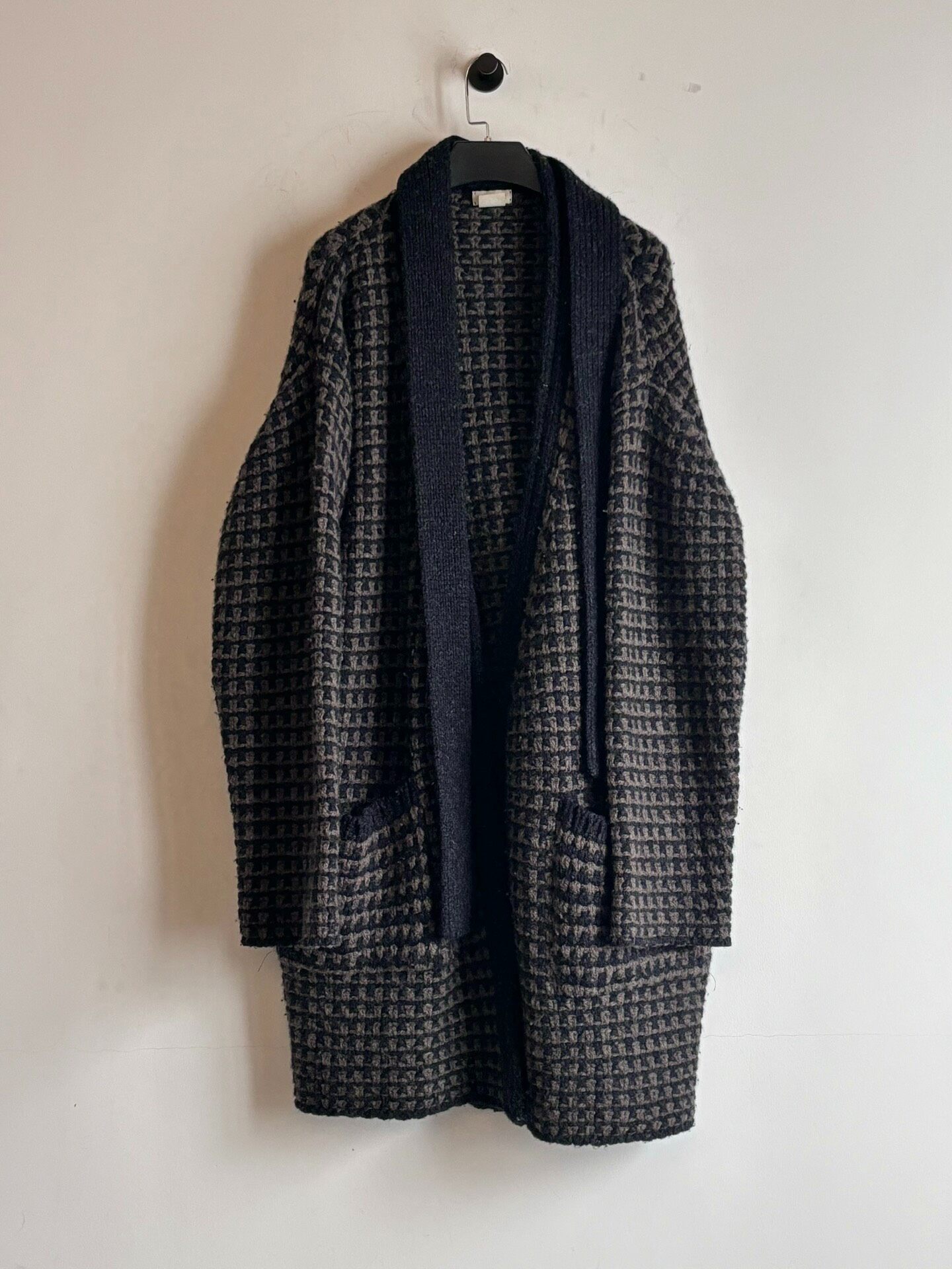 Dries Van Noten Checkered Robe Coat — front