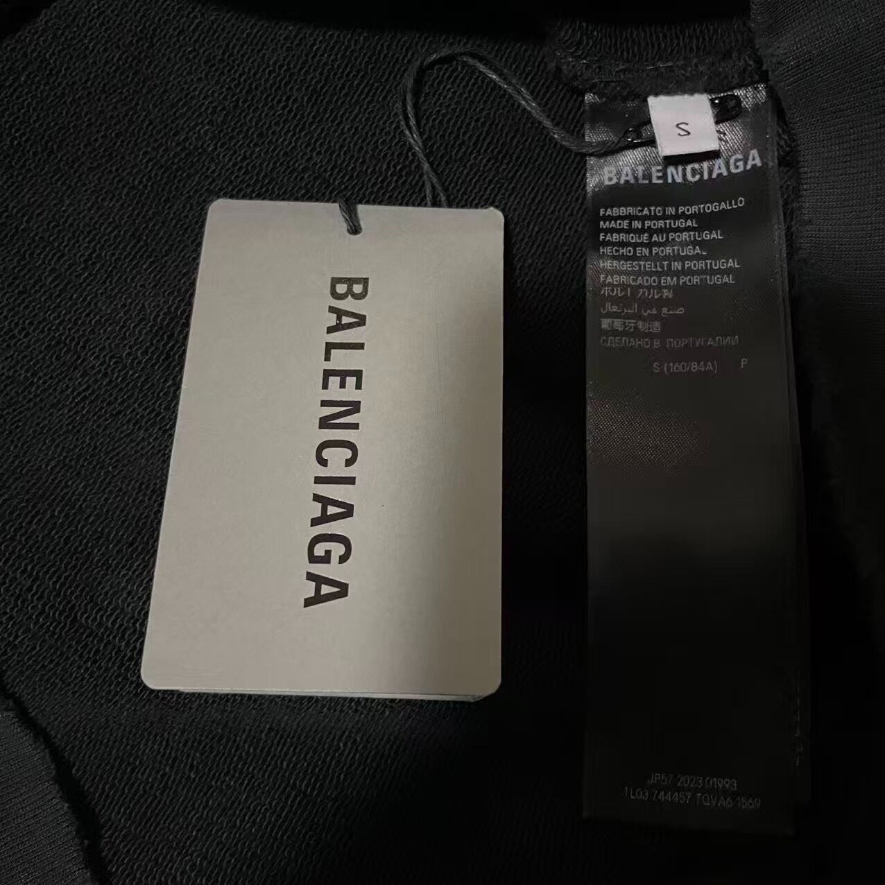 Balenciaga Archive Music Zip-up Hoodie — back