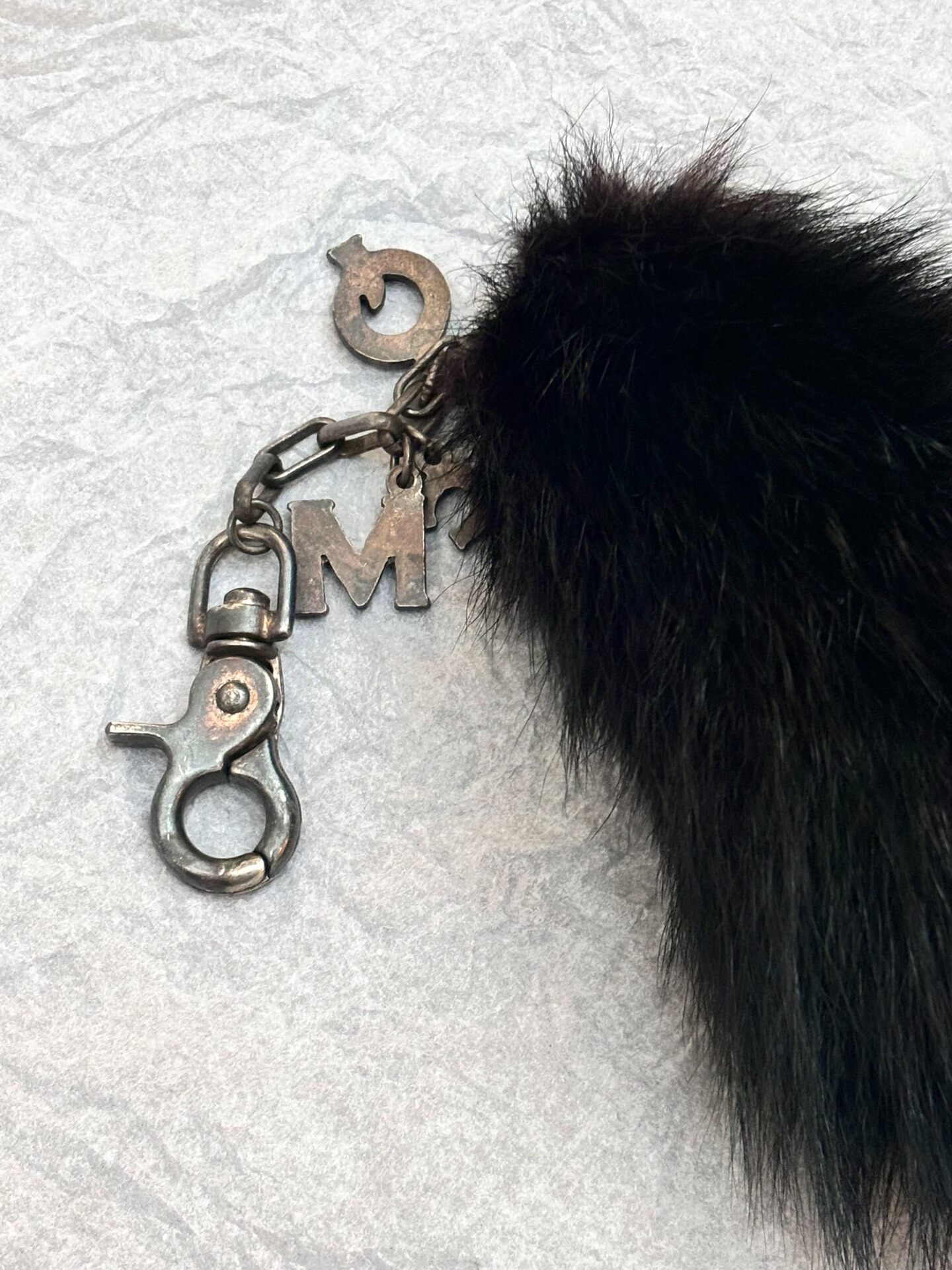 Alexander McQueen Fox Tail Keychain — detail