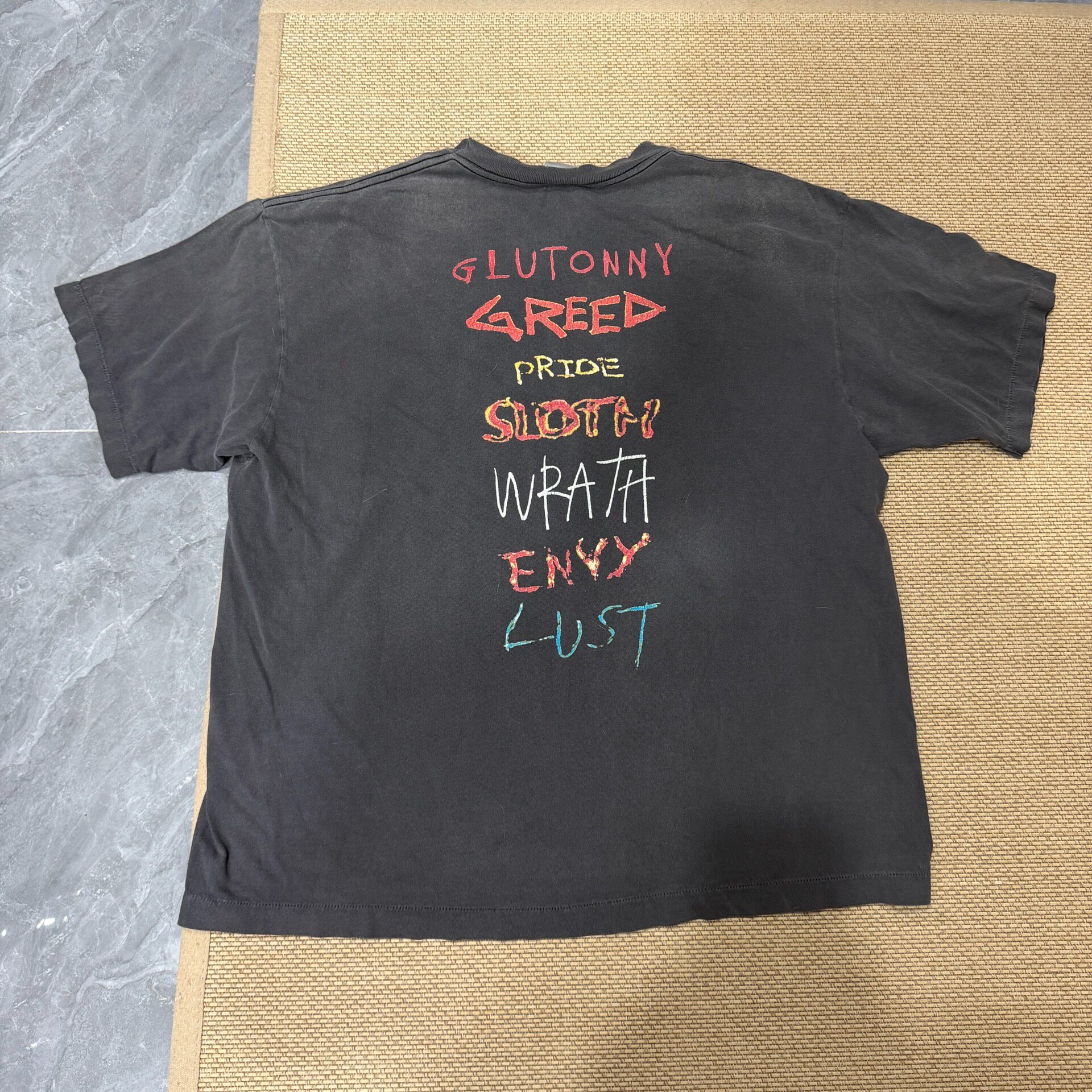 Saint Michael Faded Short Sleeve Tee — front