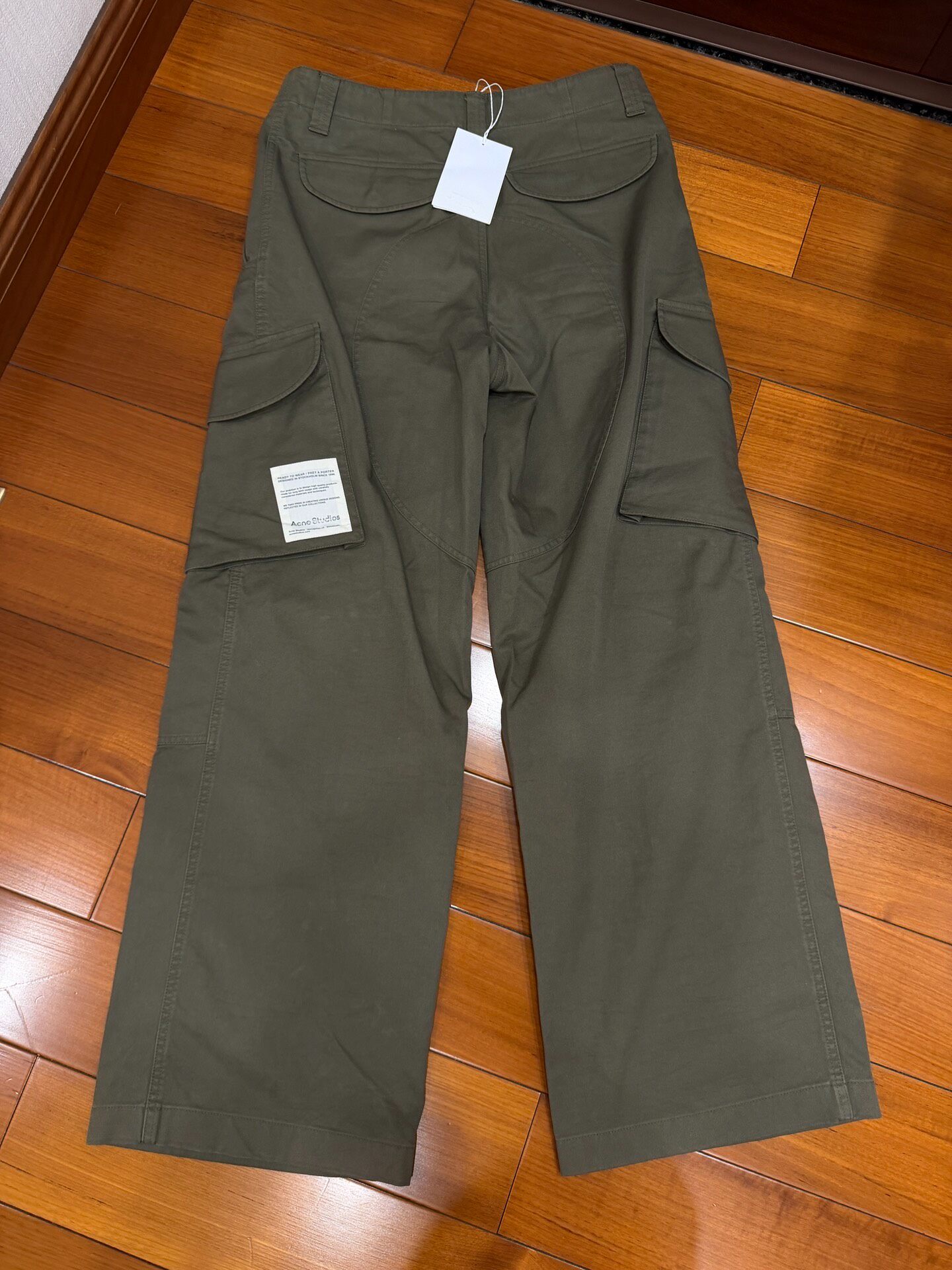 Acne Studios SS25 Olive Cargo Pants