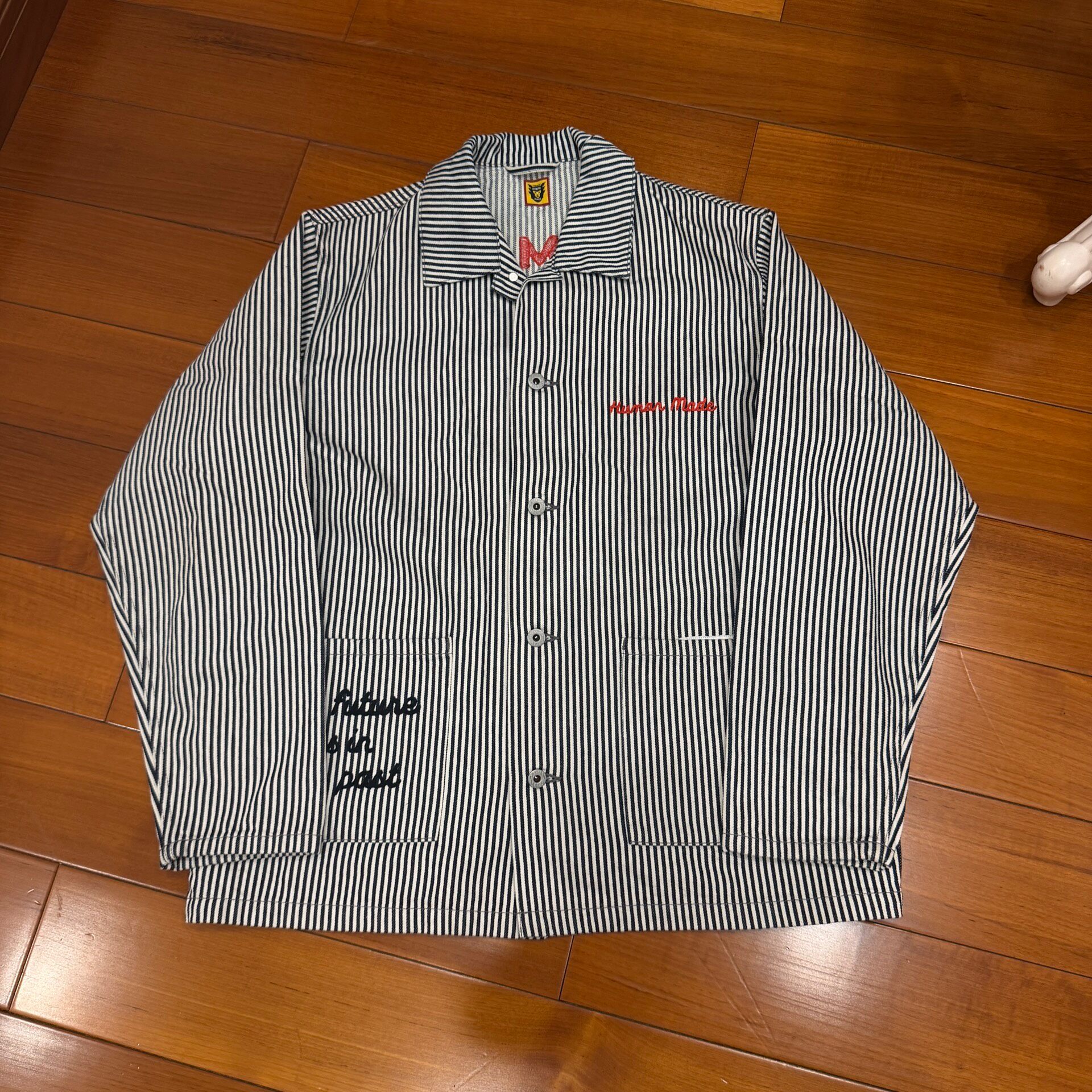 Human Made Striped Duck Work Jacket — front