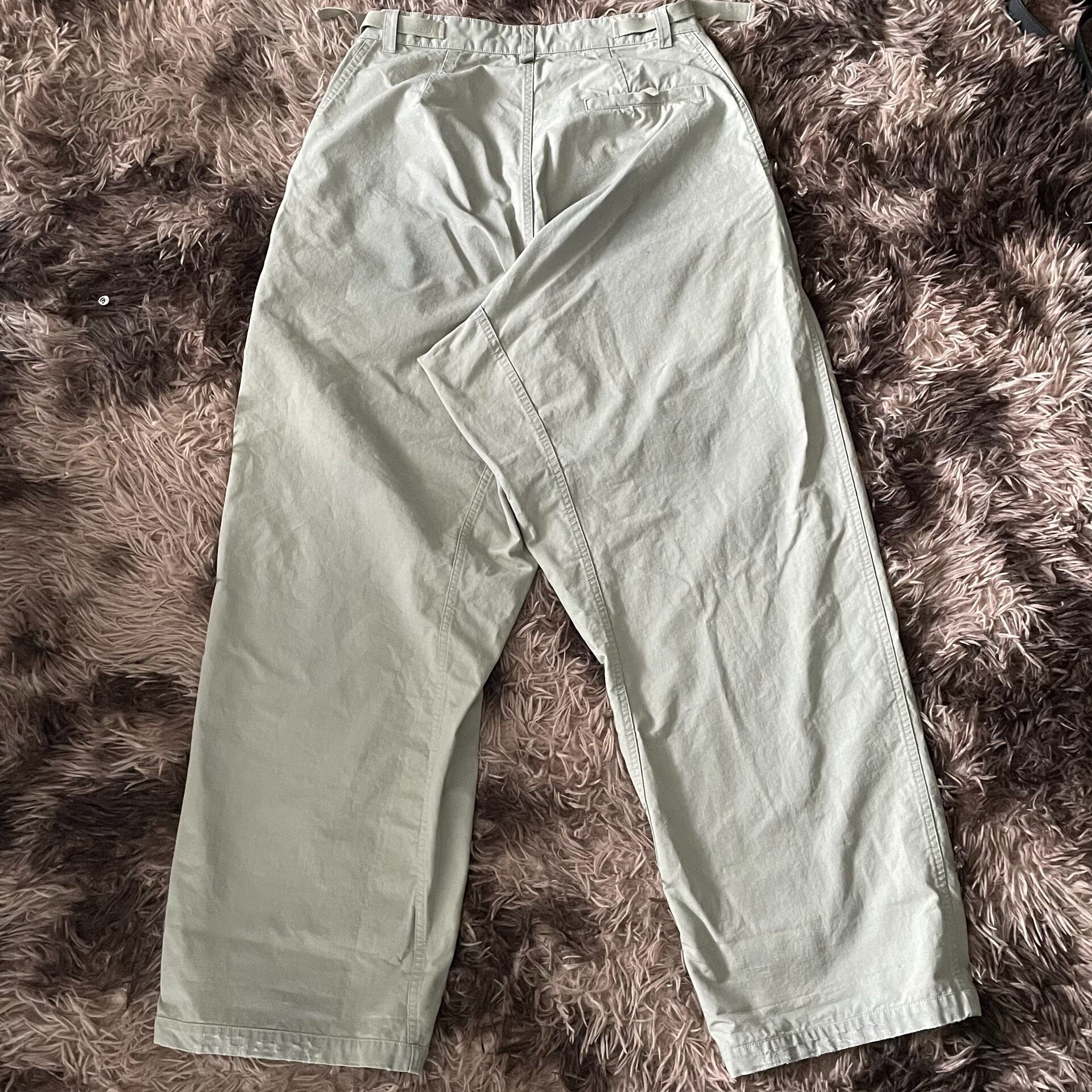 Balenciaga 25SS Men's Distressed Work Pants — front