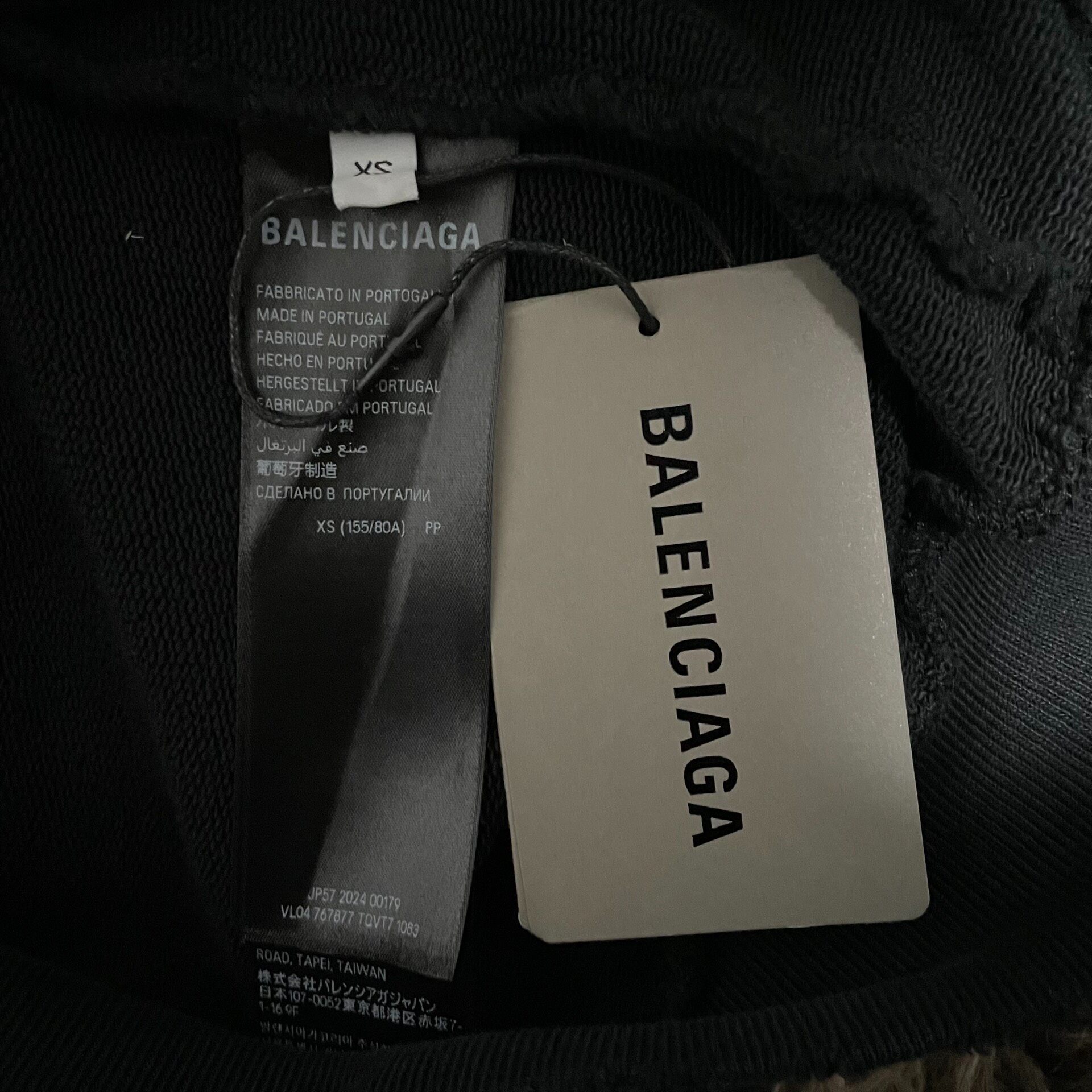 Balenciaga FW24 3B Splatter Hoodie — back
