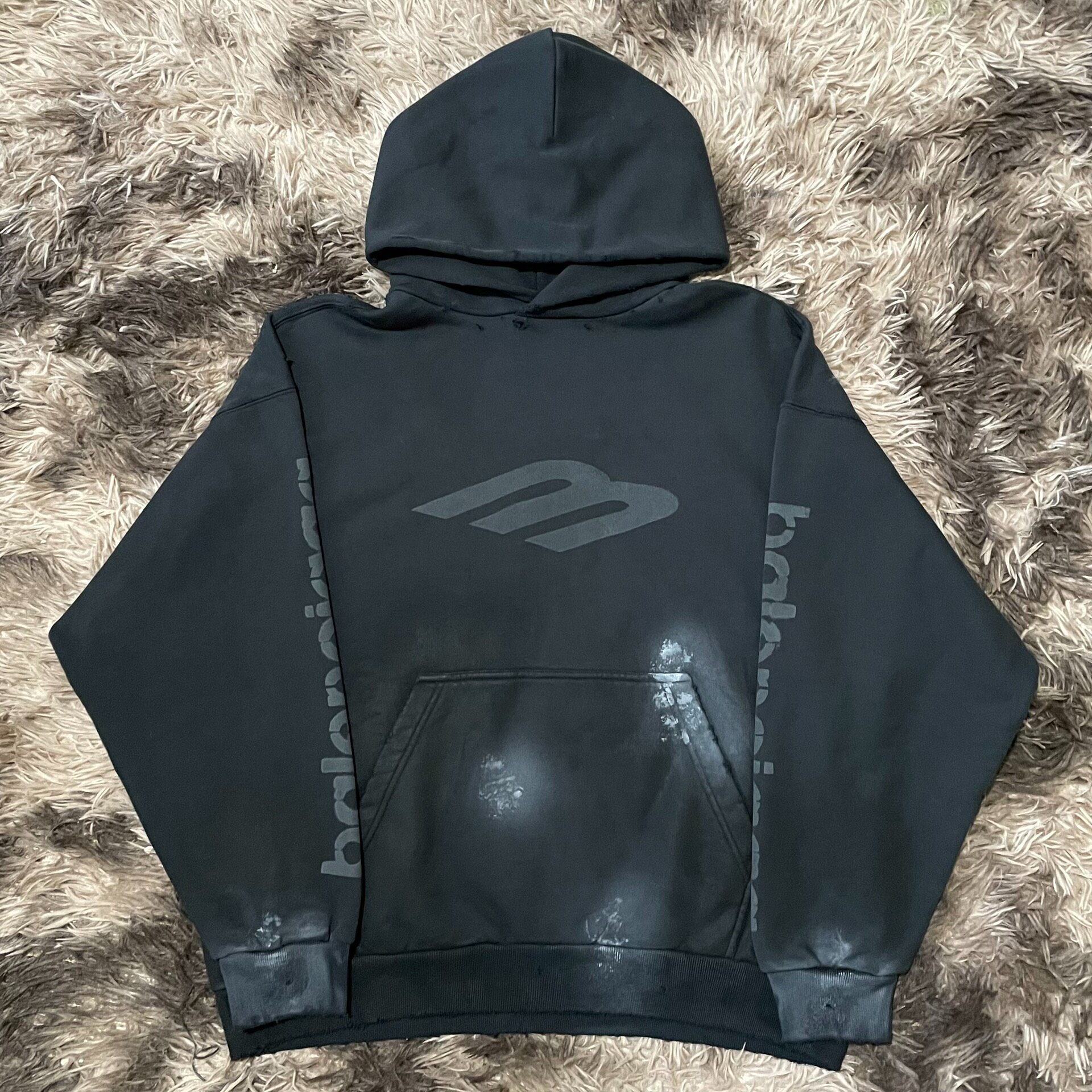 Balenciaga FW24 3B Splatter Hoodie