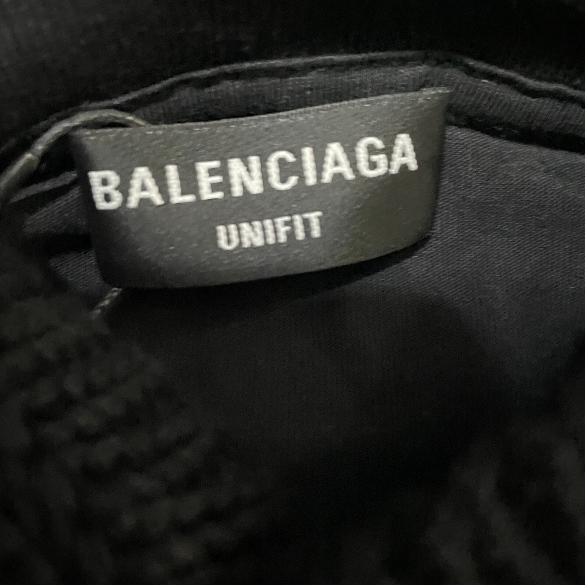 Balenciaga Distressed Fake Two-Piece Sweater — detail