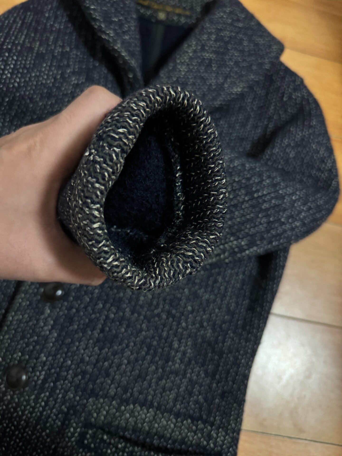 Freewheelers Great Lakes BBJ Hunting Coat — detail