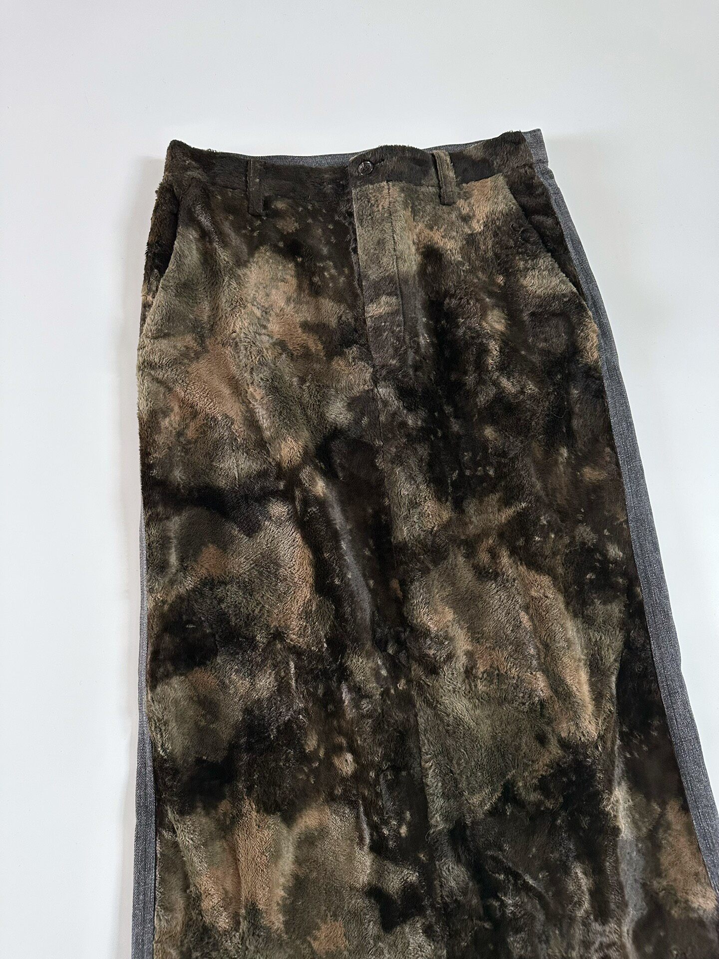 Comme des Garcons Tricot Faux Fur Skirt — front