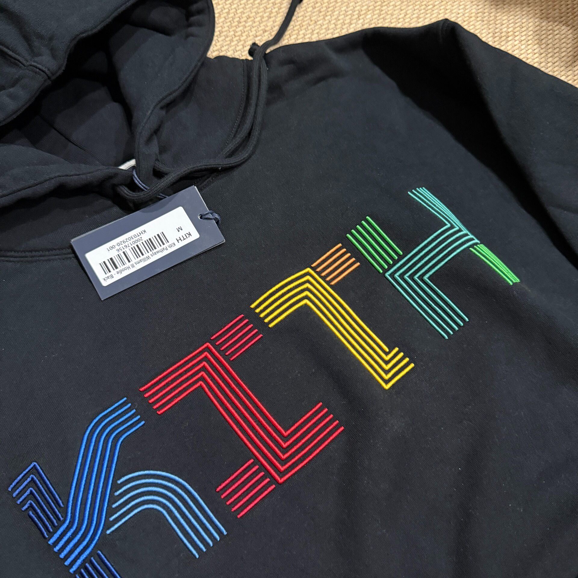 Kith Rainbow Striped Hoodie — front