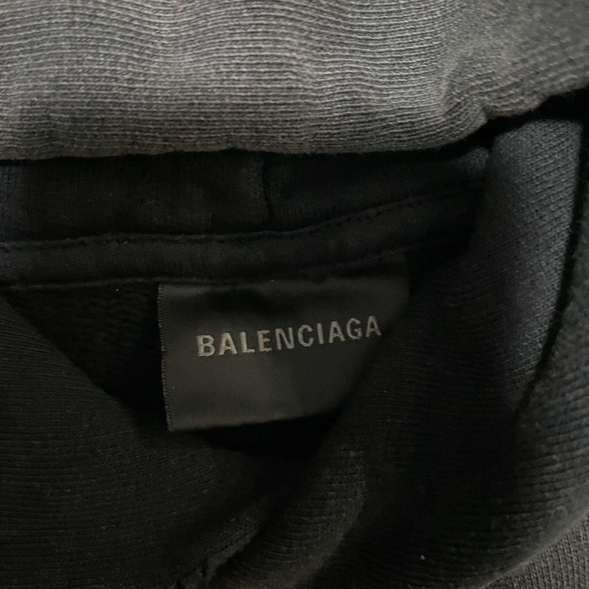 Balenciaga 25FW Tape Hoodie Jacket — detail