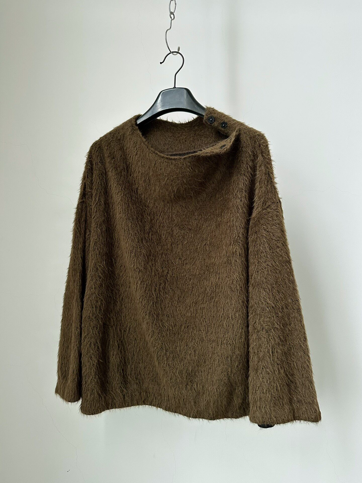 Issey Miyake Haat Line Brown Pullover Top
