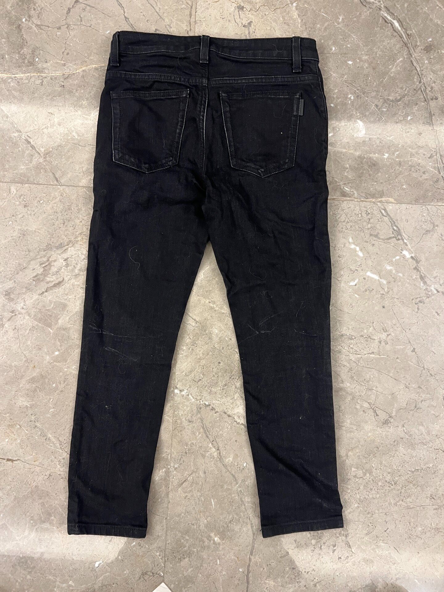 Saint Laurent D05 Black Skinny Jeans — front