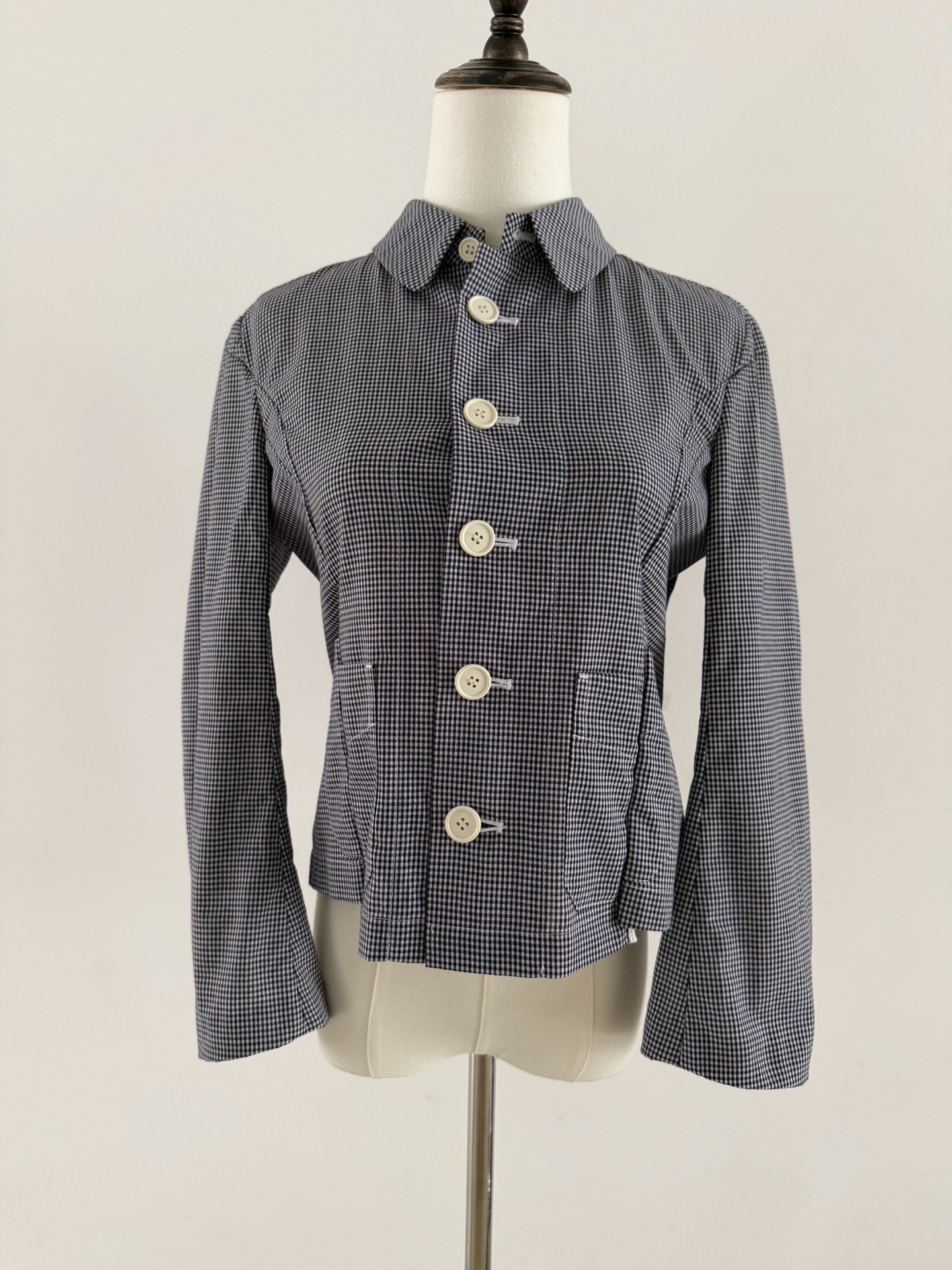 Comme Des Garcons Gingham Shirt-Jacket