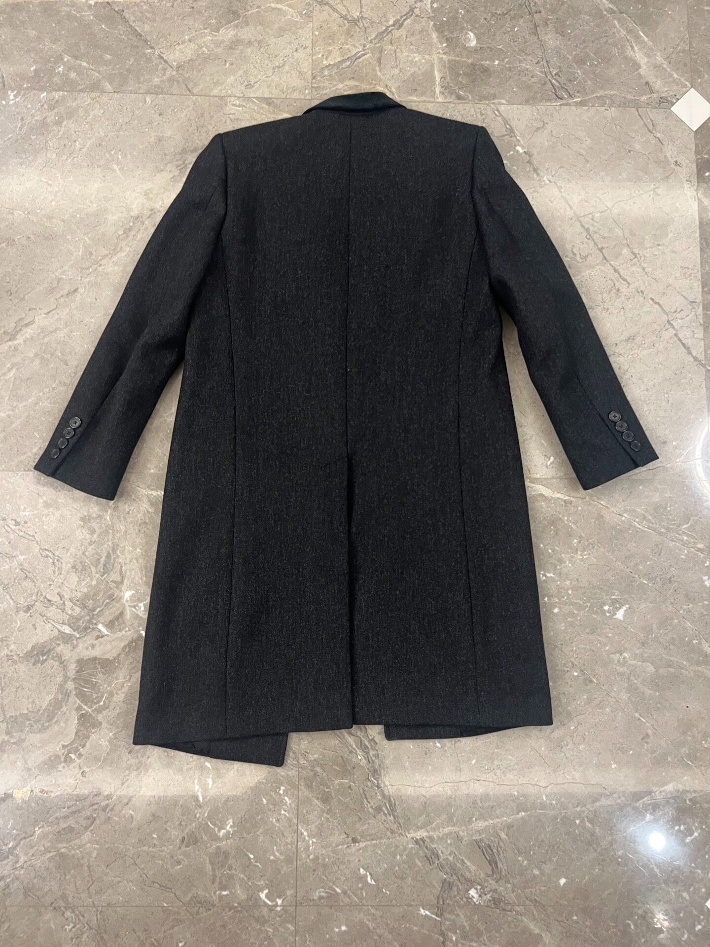 Saint Laurent SLP 14FW Chestfield Coat — front