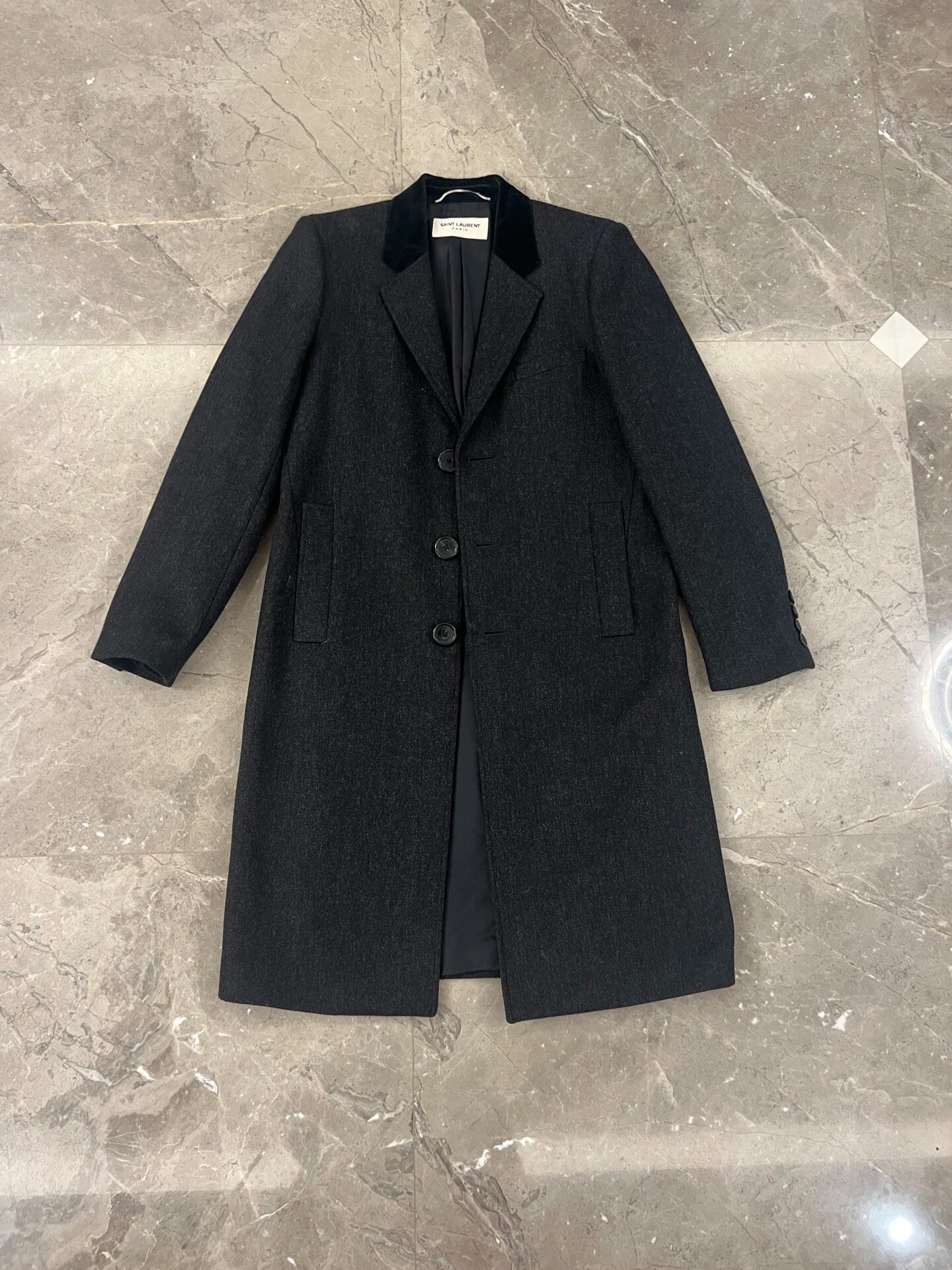 Saint Laurent SLP 14FW Chestfield Coat