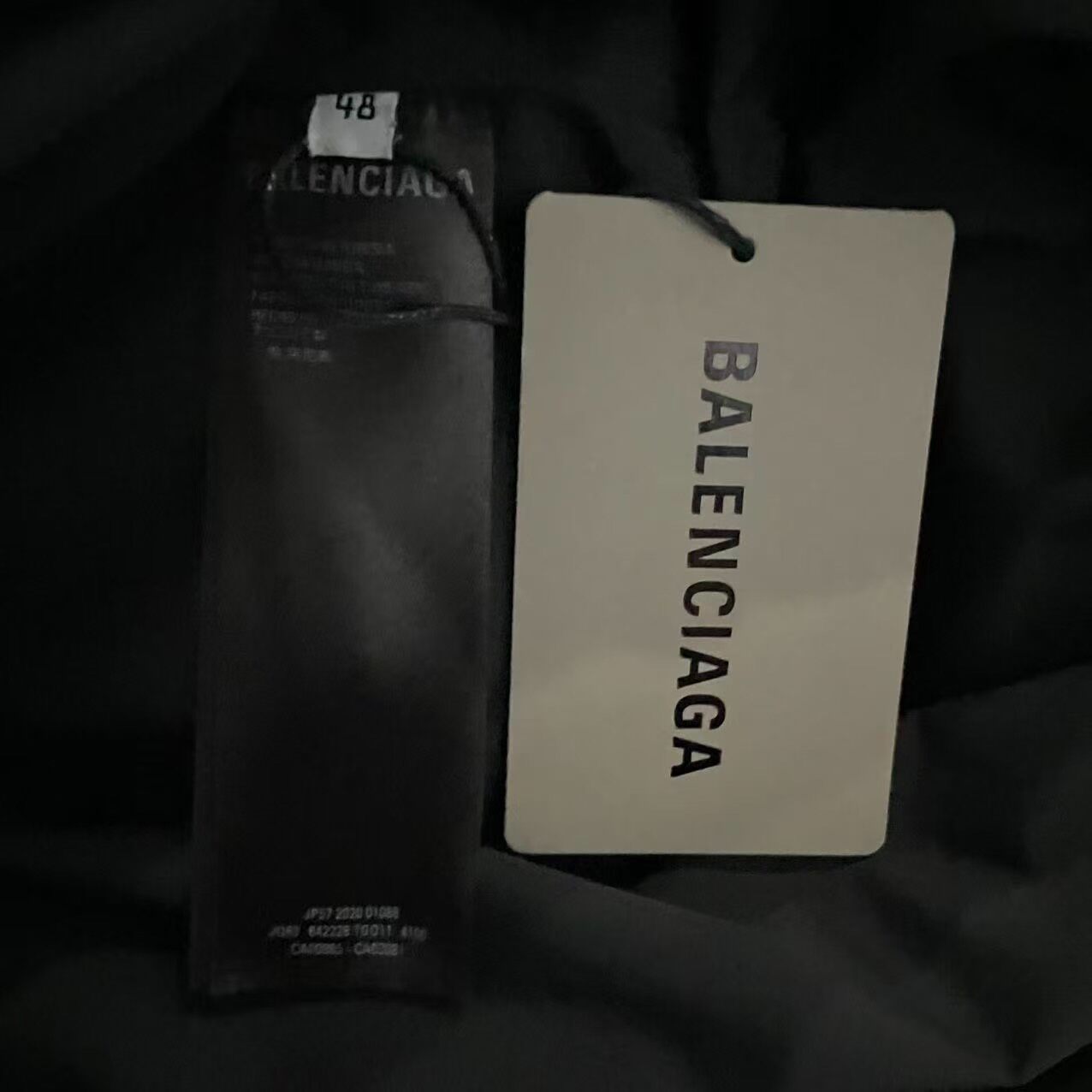 Balenciaga BB Men’s Puffer Jacket — label