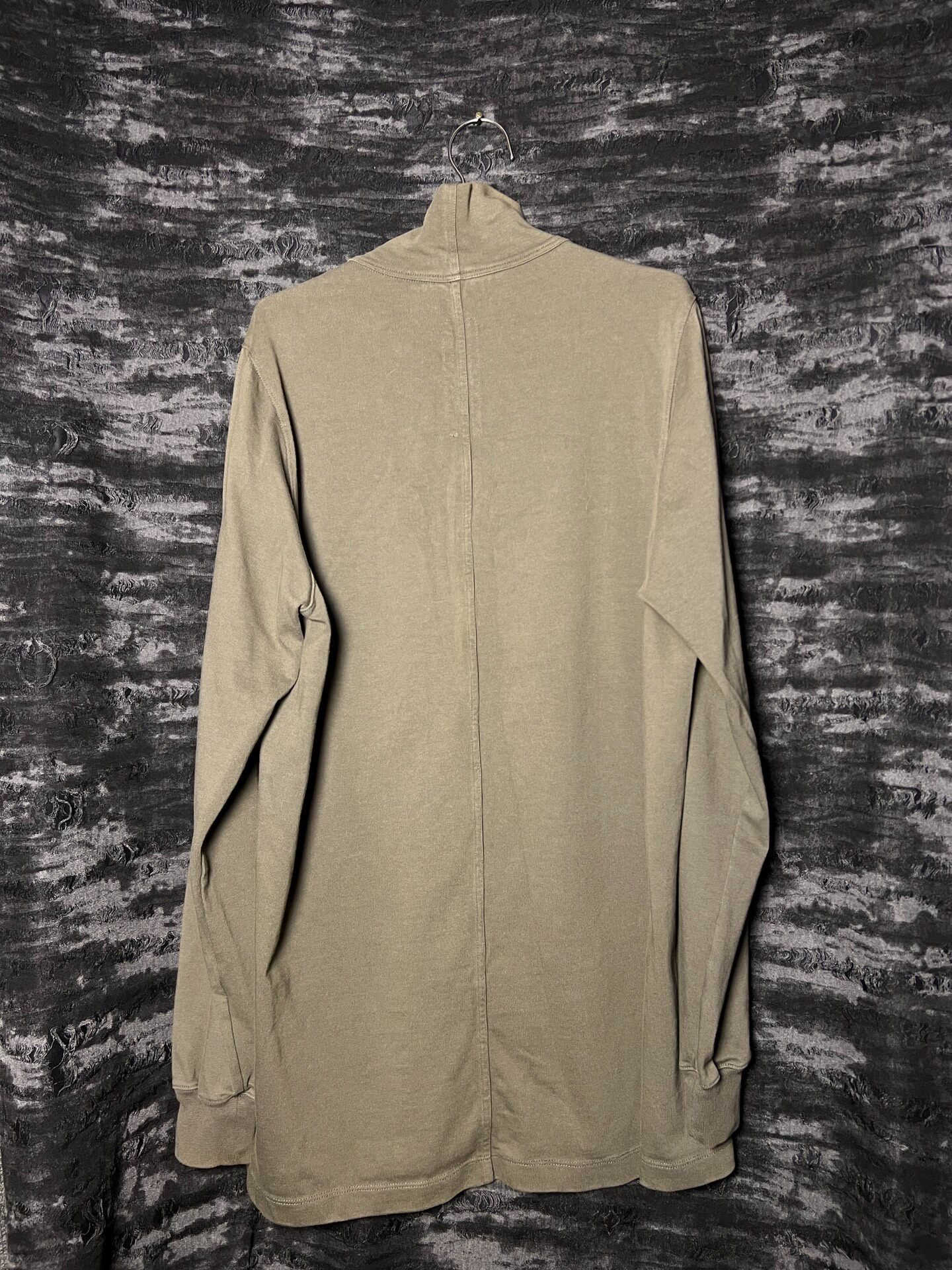 Rick Owens 18fw High Neck T-Shoulder LS — front