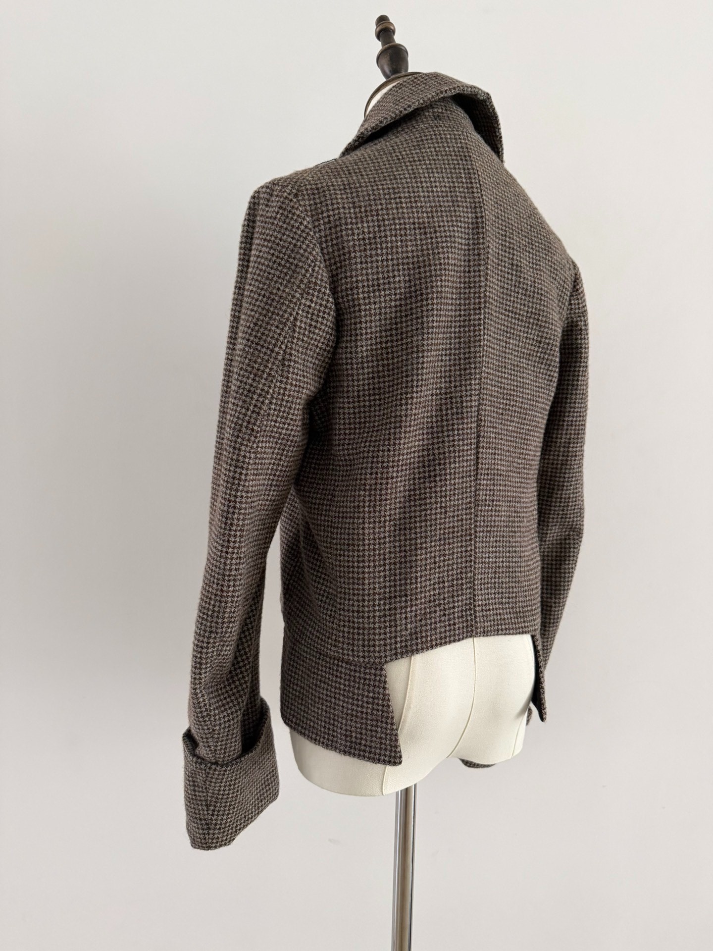 Dries Van Noten 05AW Houndstooth Jacket — detail