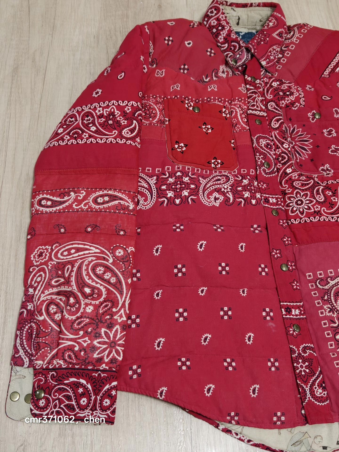 Visvim 12 ICT Paisley Down Jacket — front