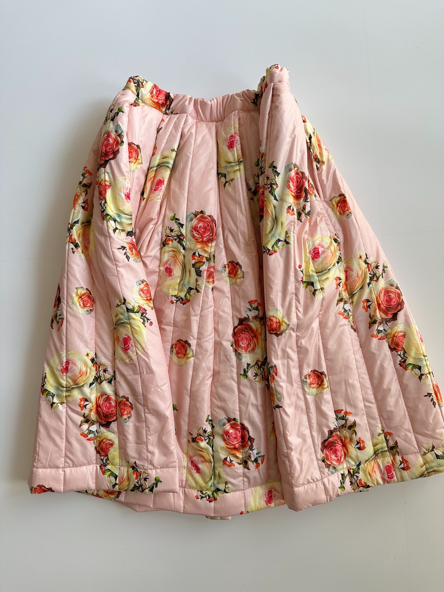 Comme des Garcons 20SS Quilted Midi Skirt — label