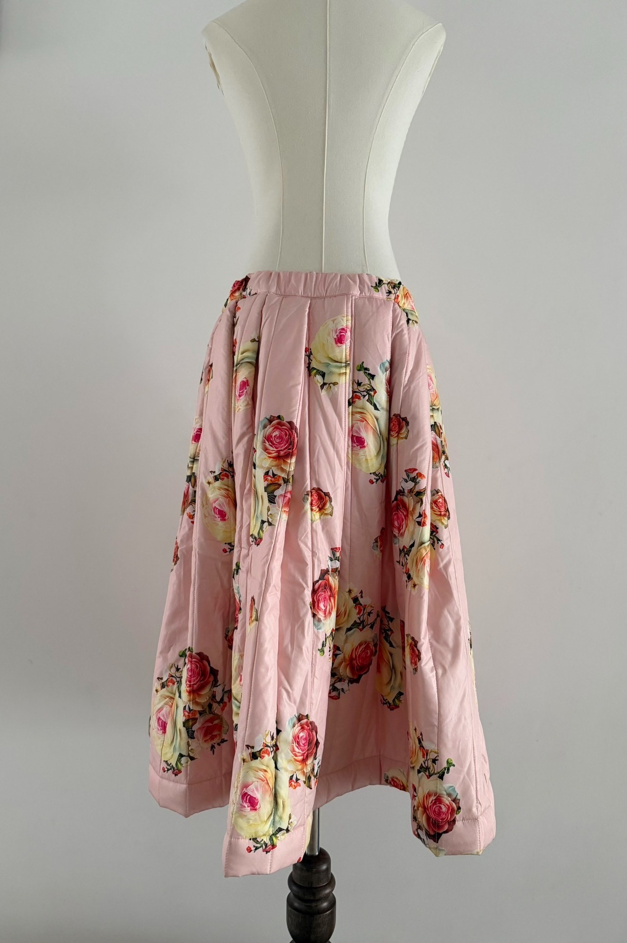 Comme des Garcons 20SS Quilted Midi Skirt — back