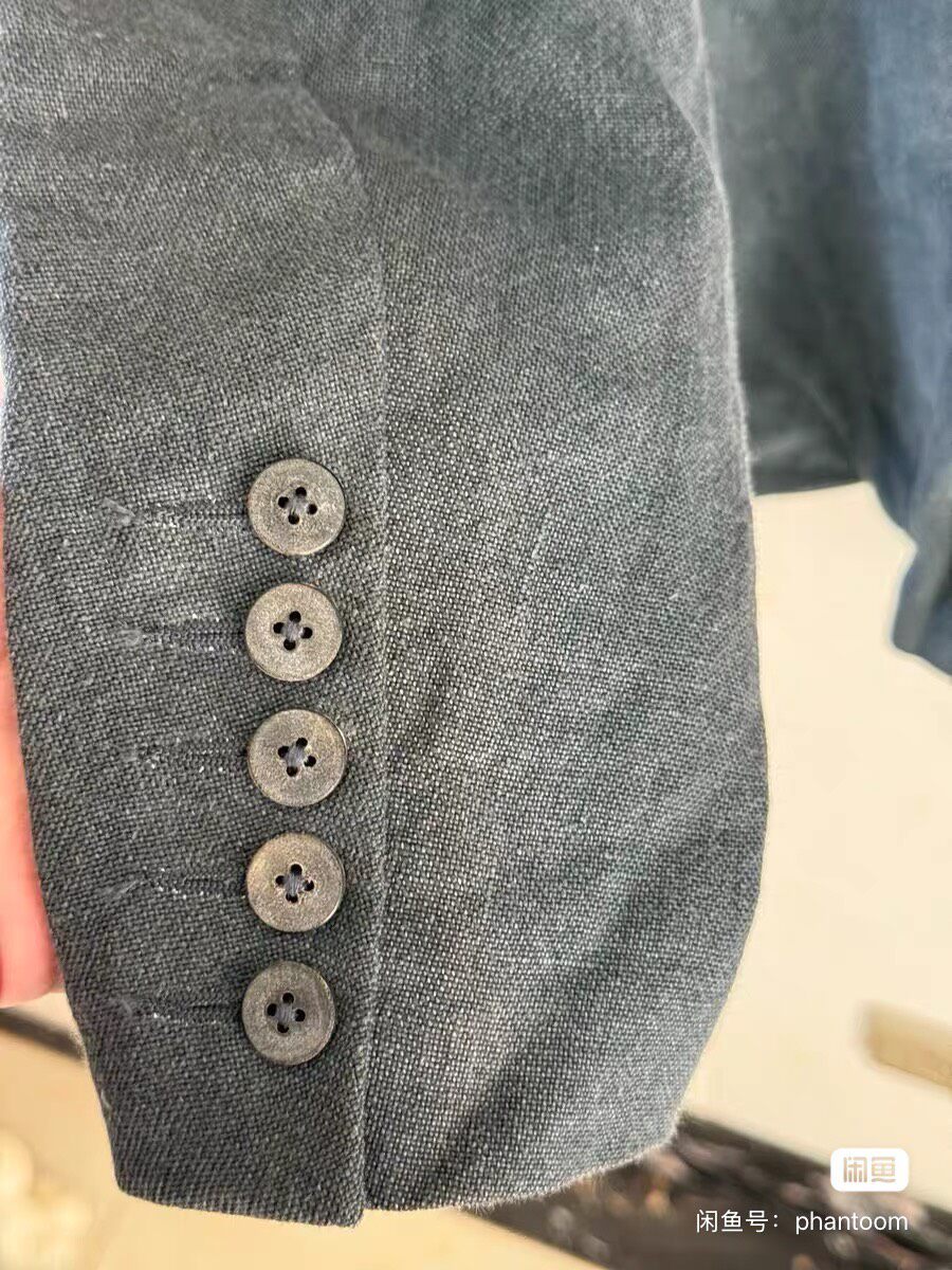 Ziggy Chen 14SS Cold-Dyed Jacket — label