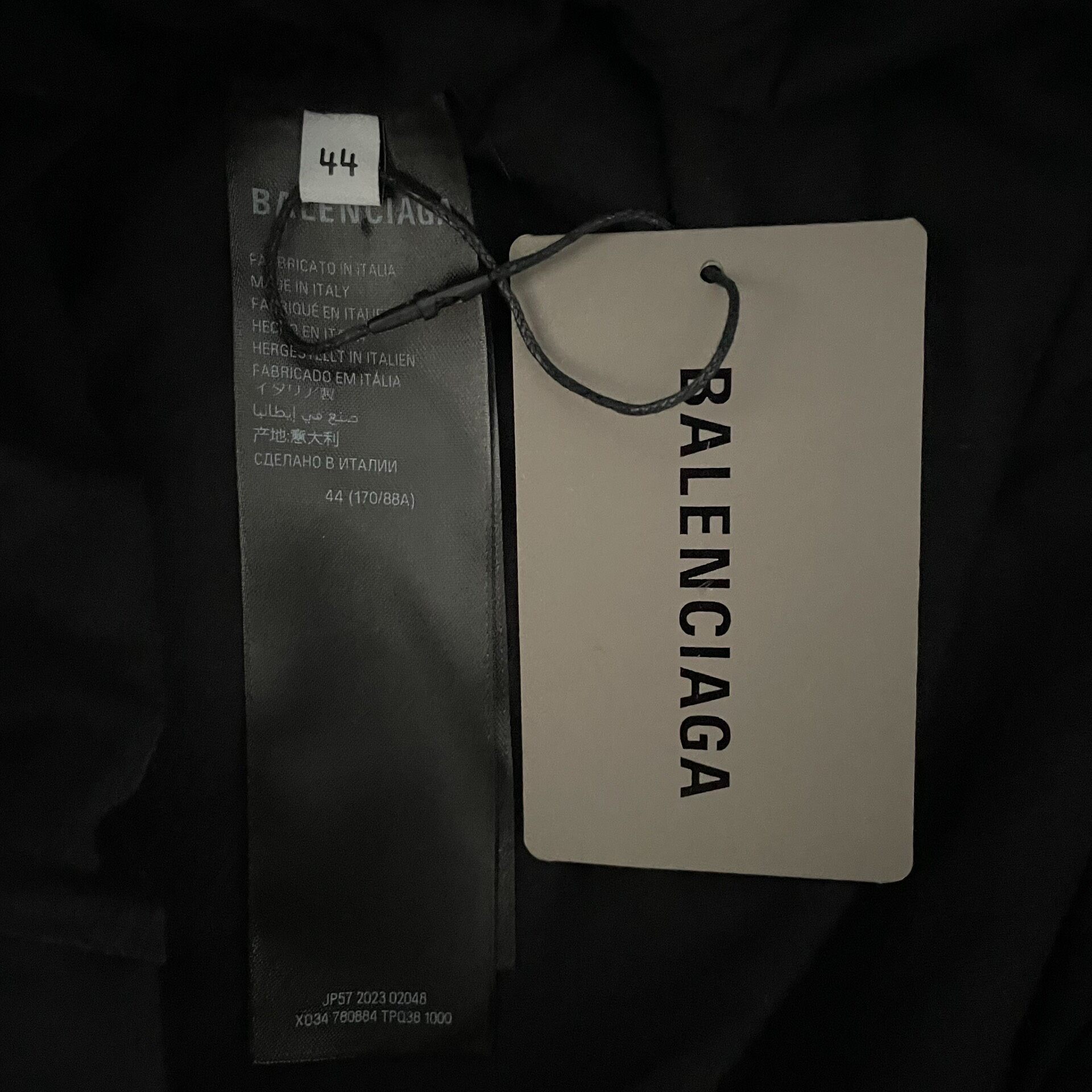 Balenciaga 24SS 3B Sport Windbreaker Jacket — back