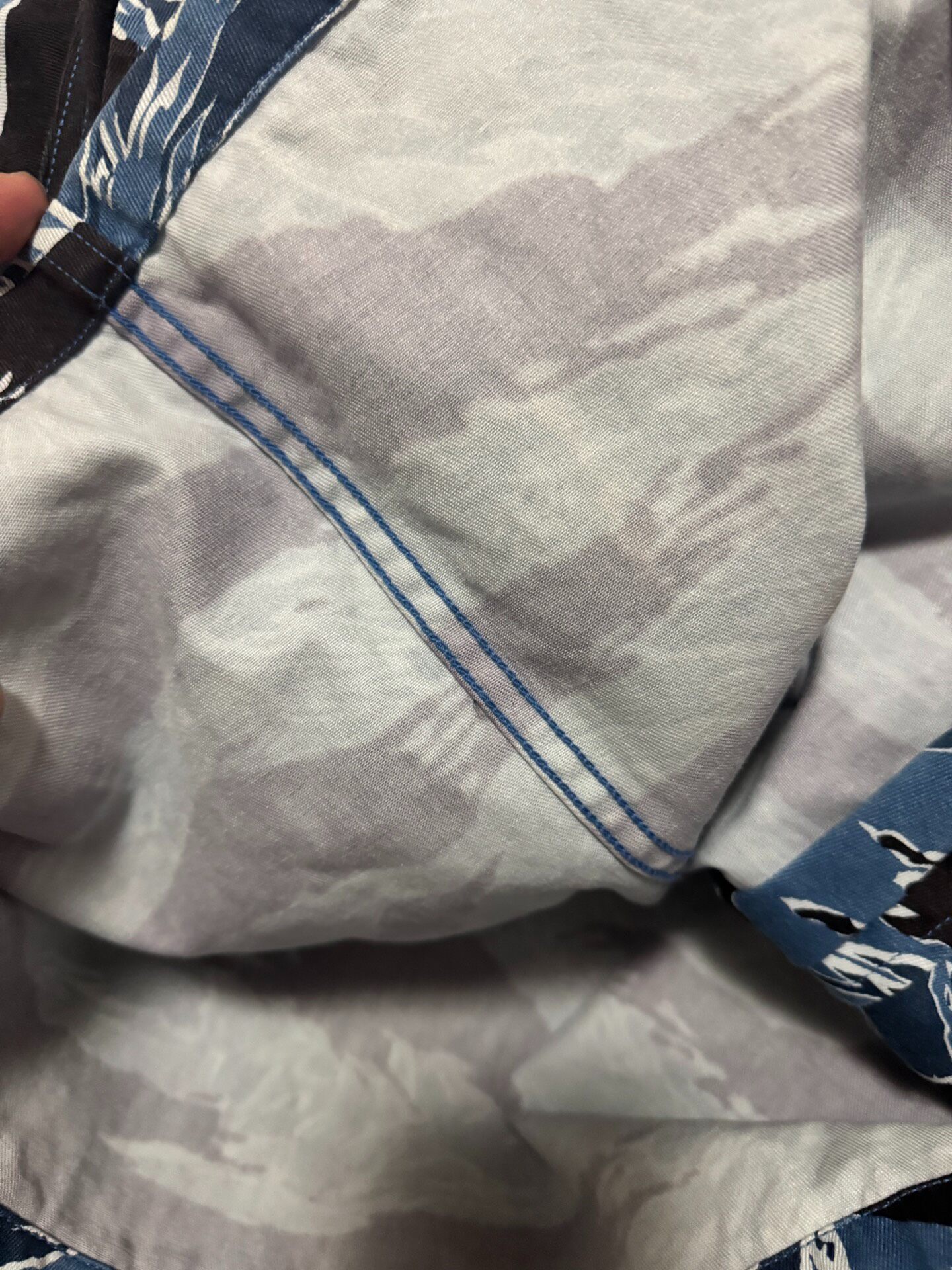 Buzz Ricksons Blue Tiger Stripe Jacket — label