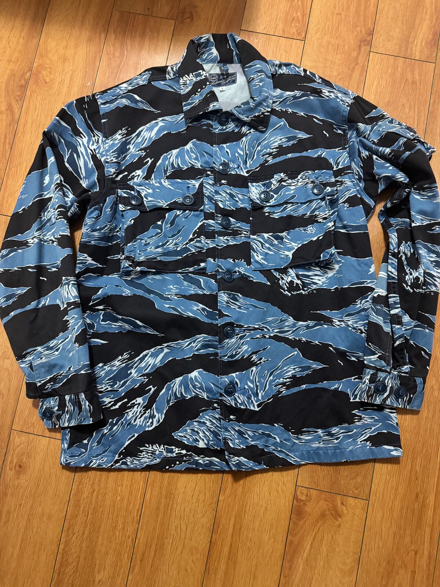 Buzz Ricksons Blue Tiger Stripe Jacket