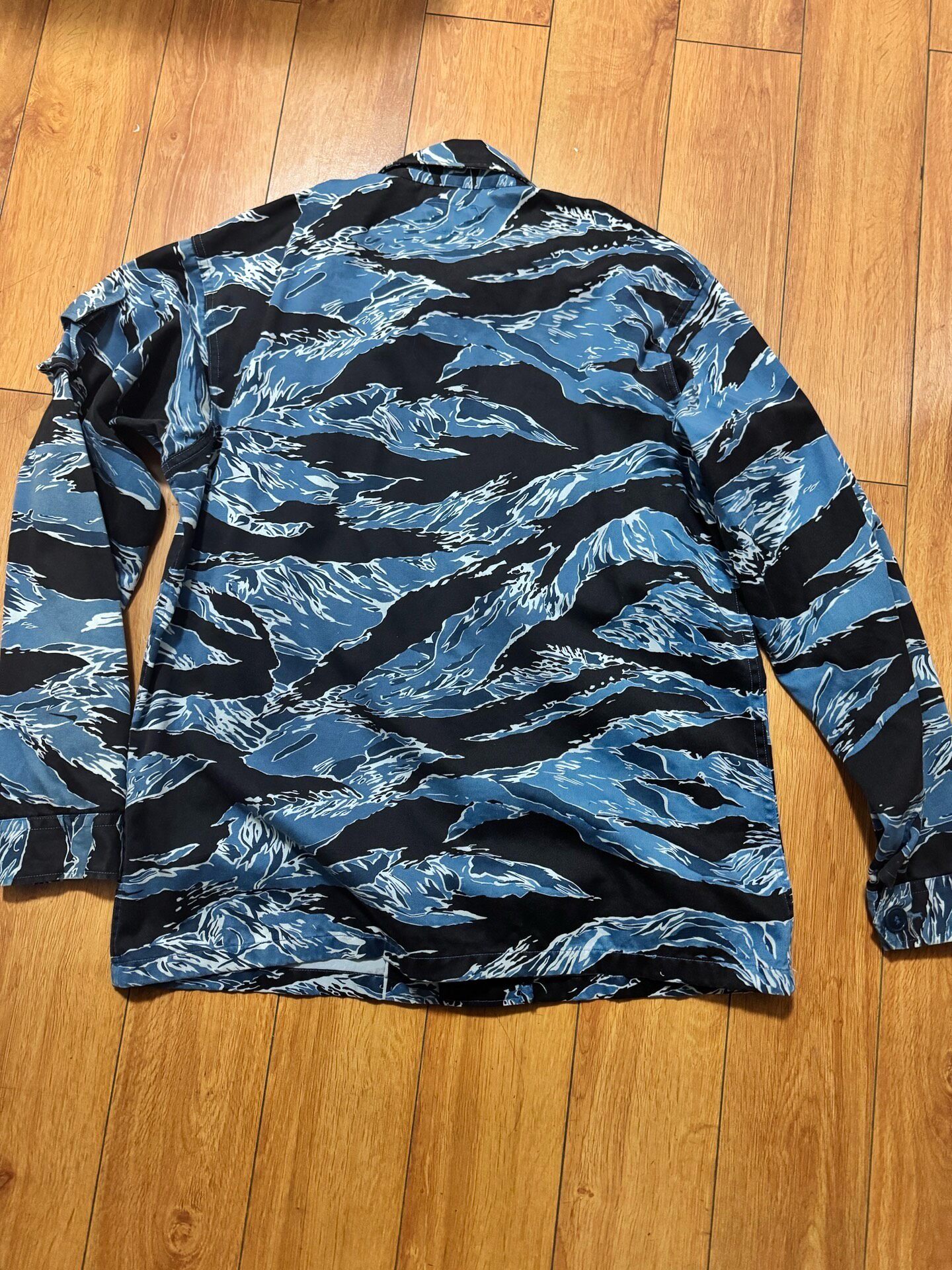 Buzz Ricksons Blue Tiger Stripe Jacket — front