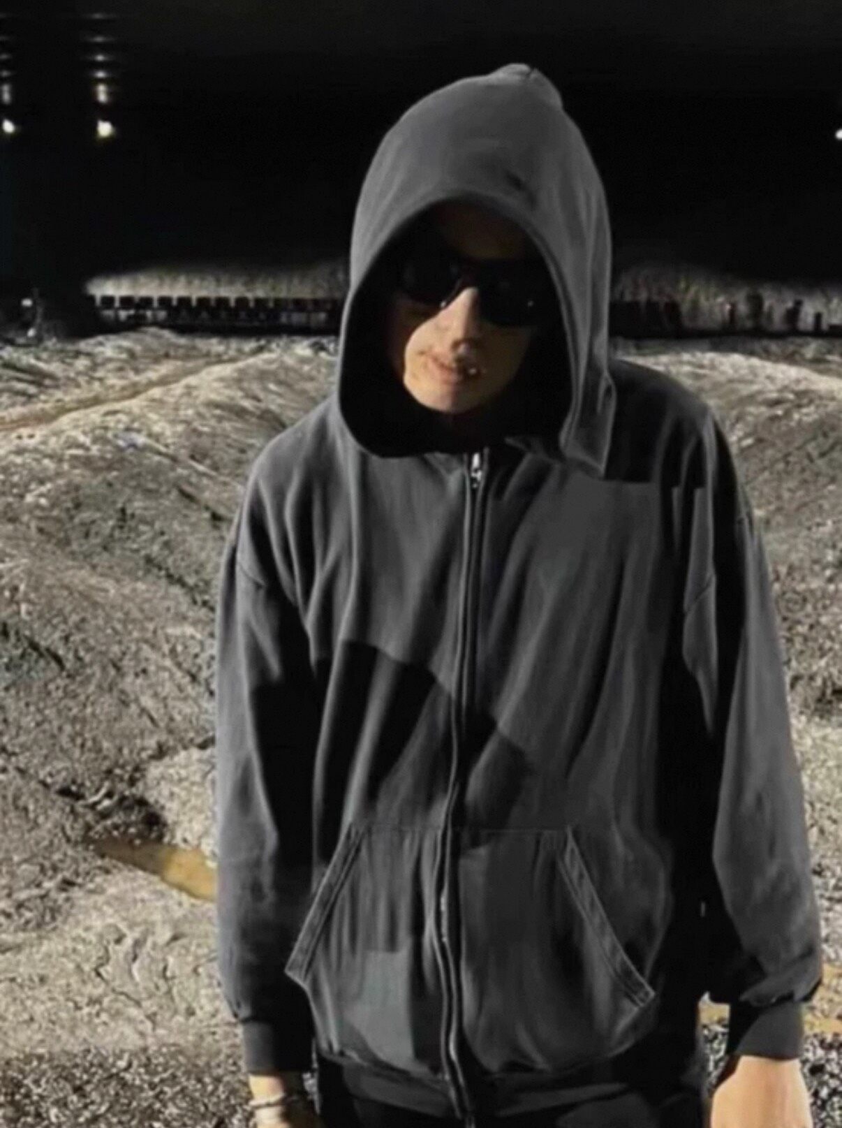 Balenciaga 23SS Zip-Up Hoodie — label