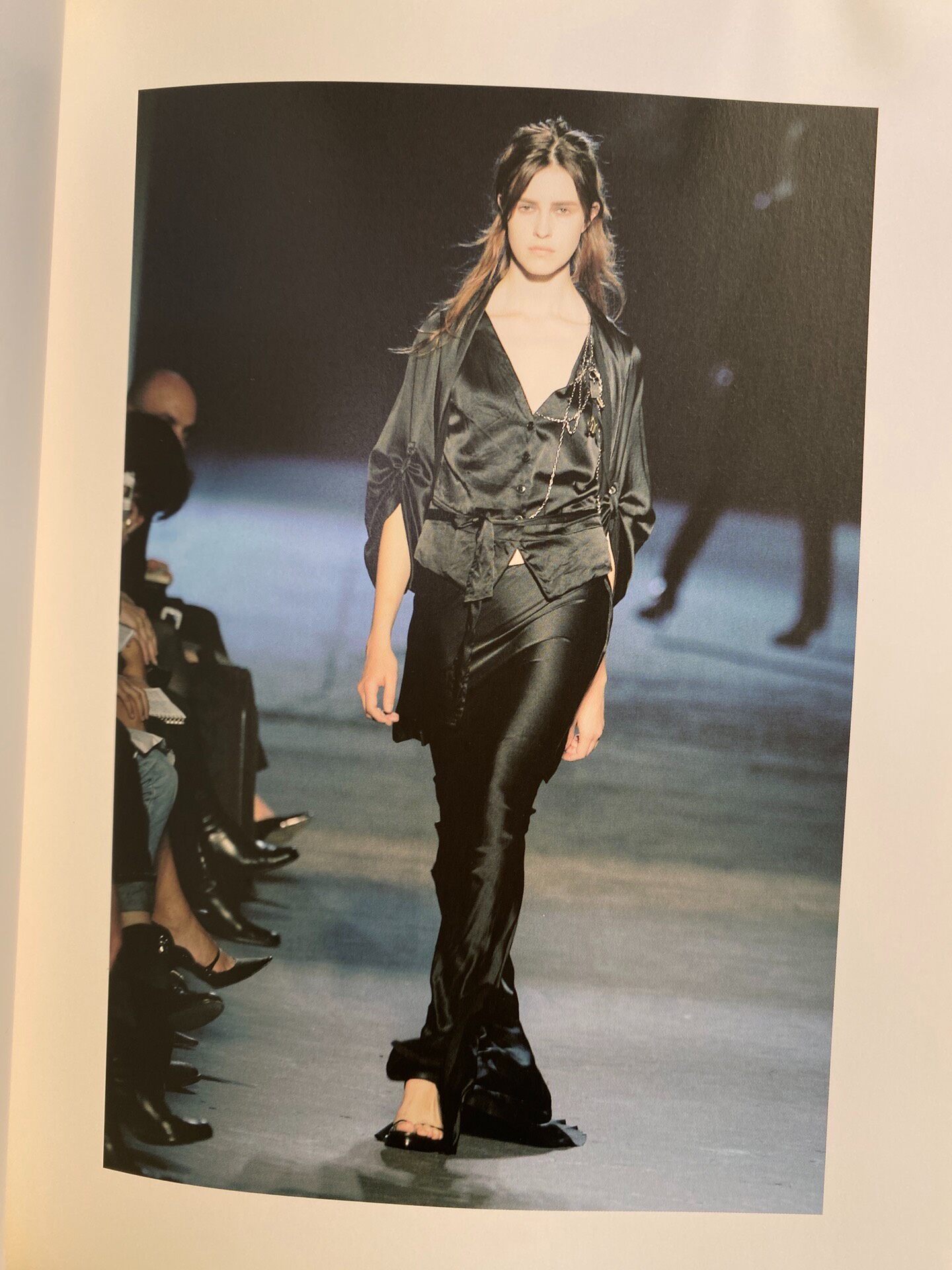 Ann Demeulemeester 2006 Spring Silk Vest — back