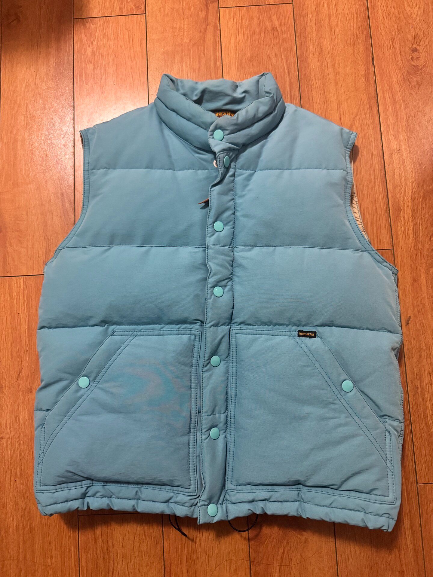 Iron Heart Rare Vintage Light Blue Vest