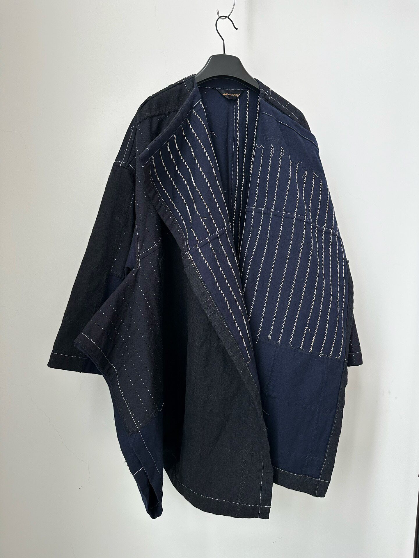 Comme des Garcons 80s Patchwork Coat — label