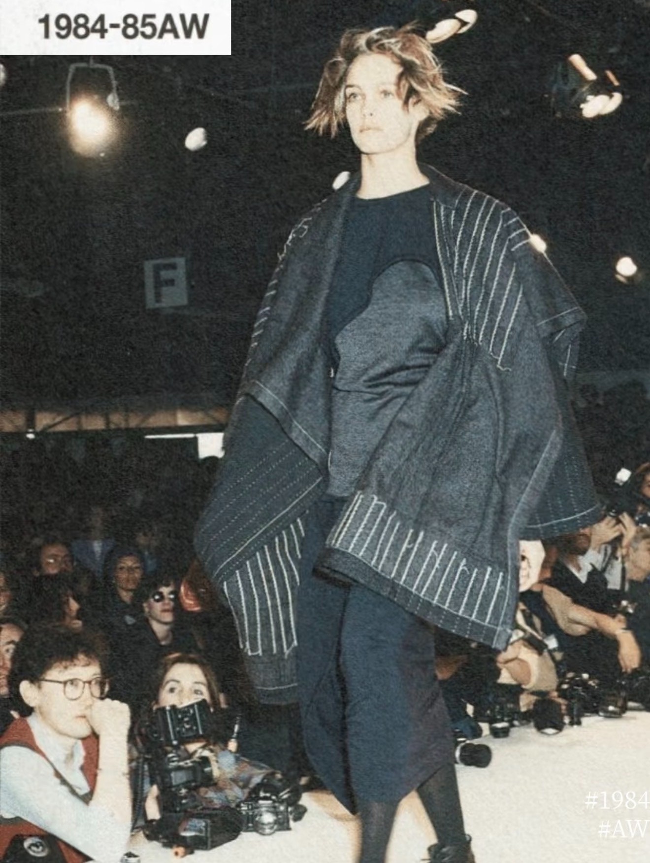 Comme des Garcons 80s Patchwork Coat — front