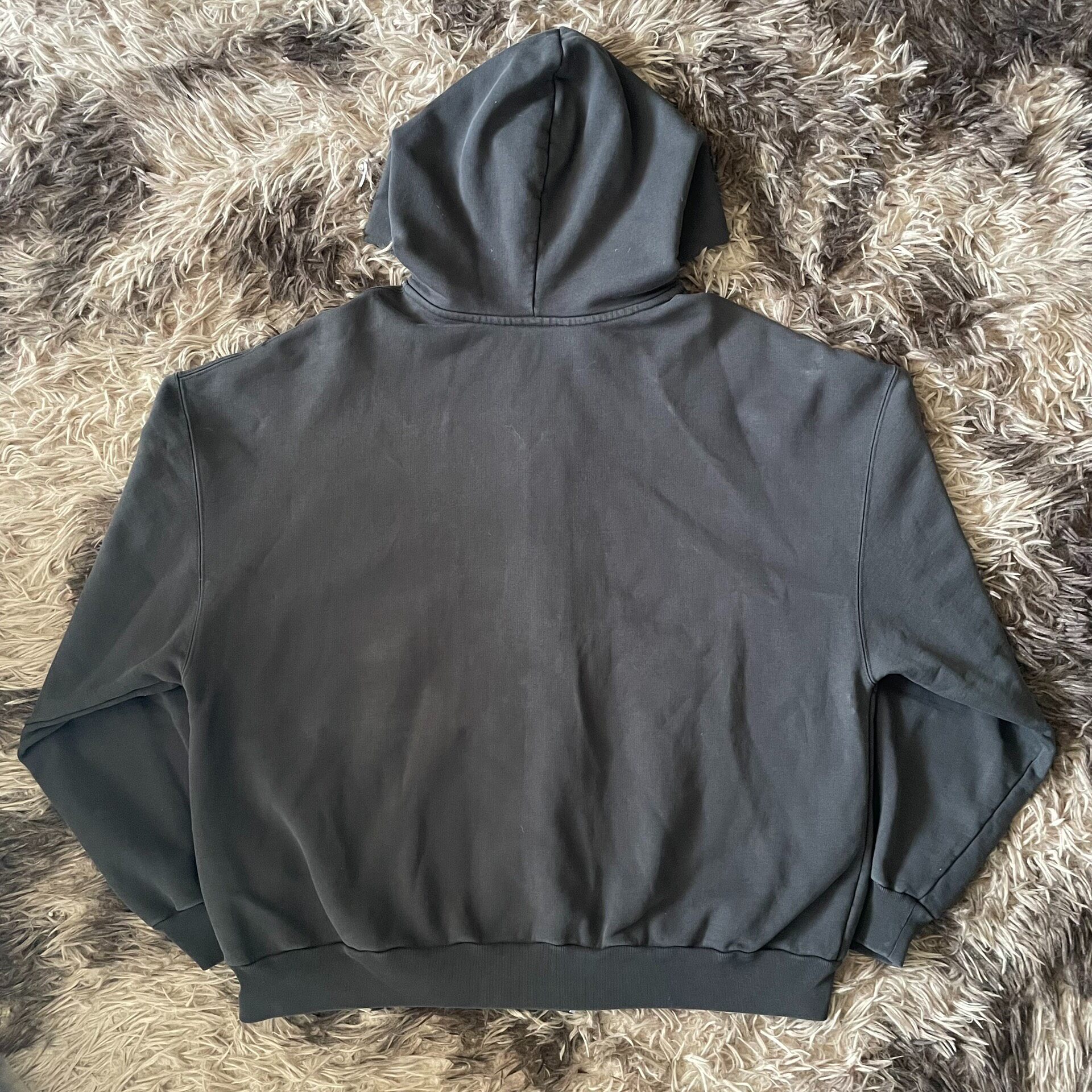 Balenciaga Zip-Up Hoodie With eBay Embroidery — front