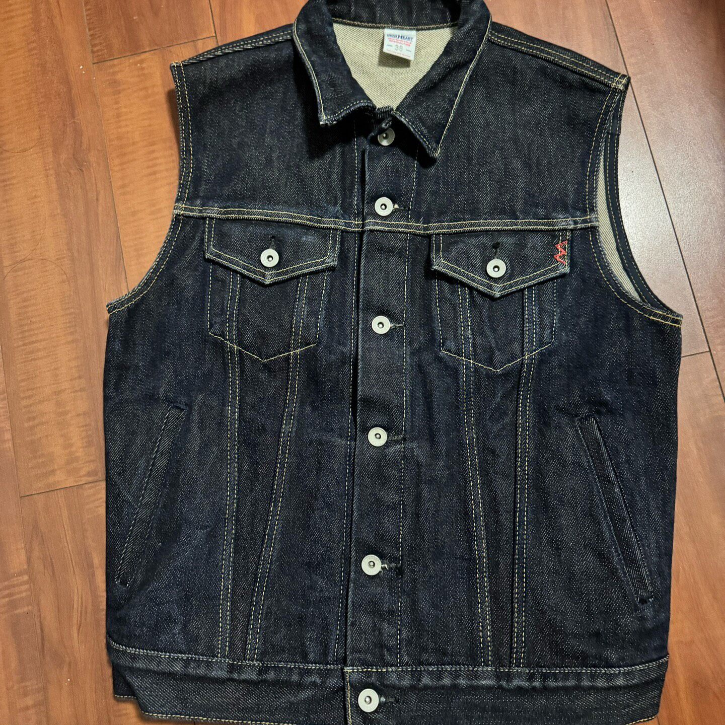 Iron Heart 21oz Denim Vest 526SV