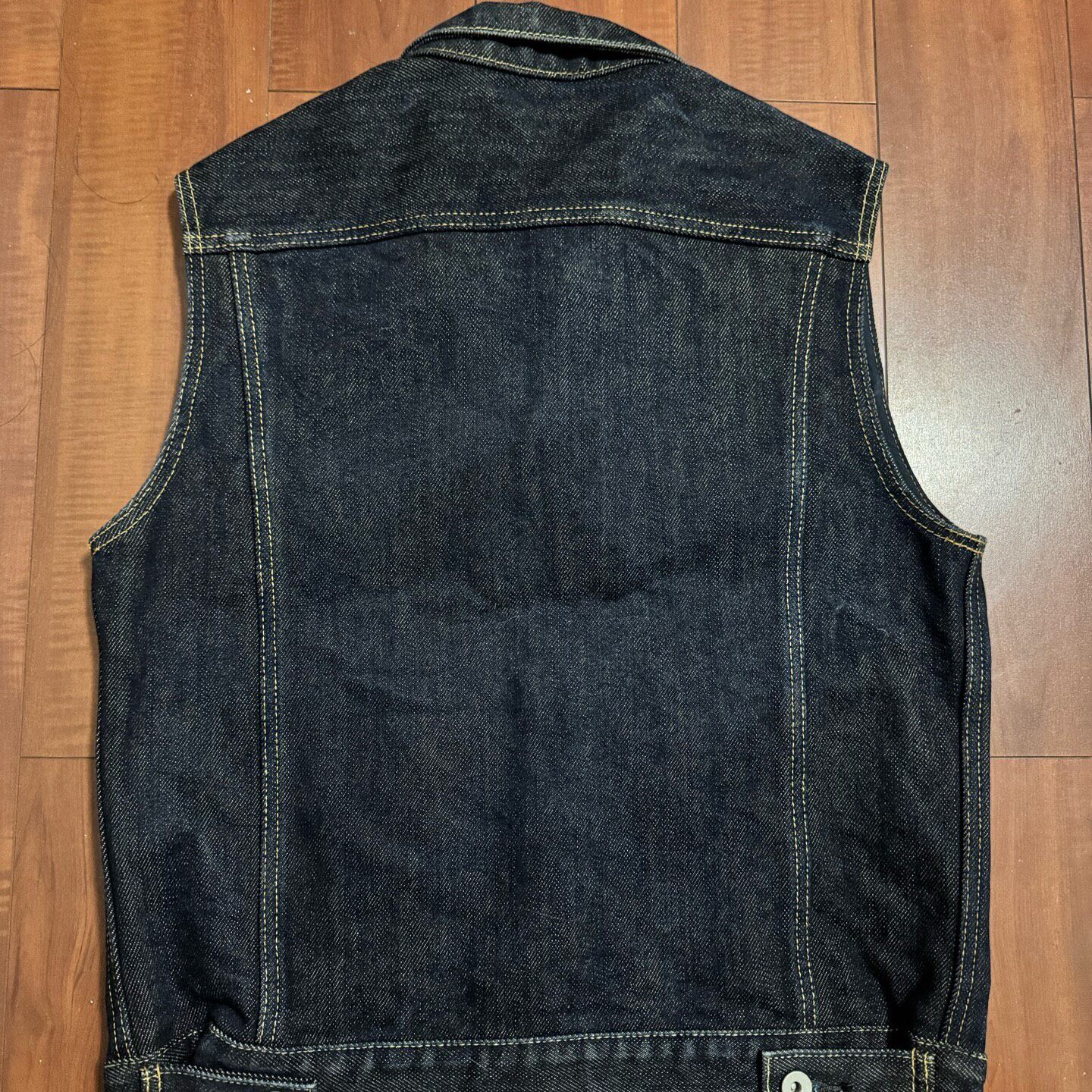 Iron Heart 21oz Denim Vest 526SV — front