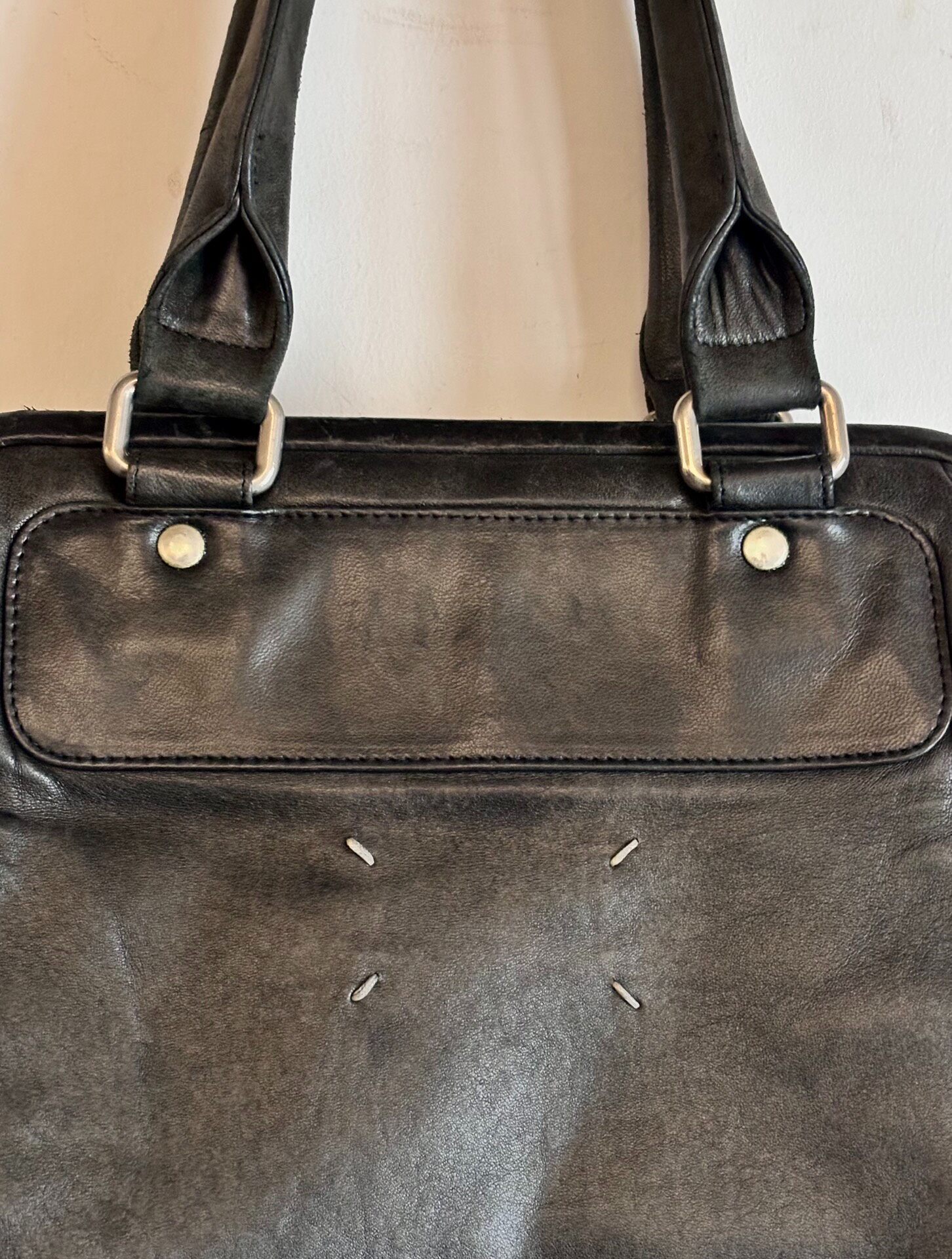 Maison Margiela AW2009 Layered Handbag — label