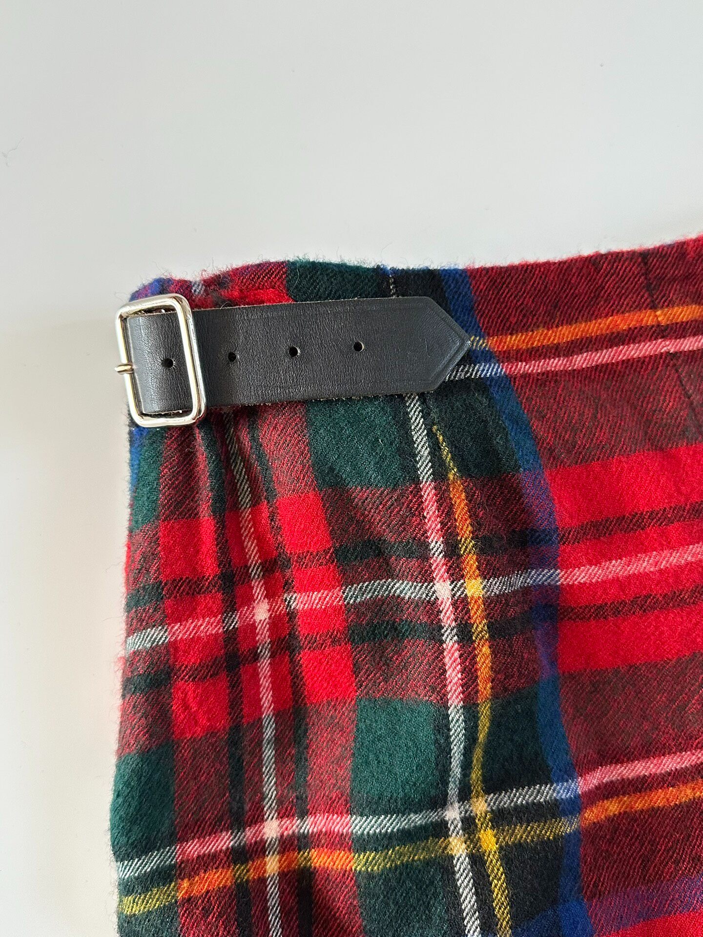 Comme des Garcons Tartan Mini Skirt — back