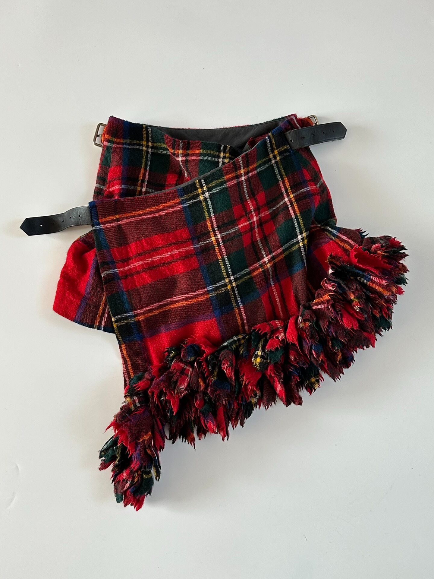 Comme des Garcons Tartan Mini Skirt — label