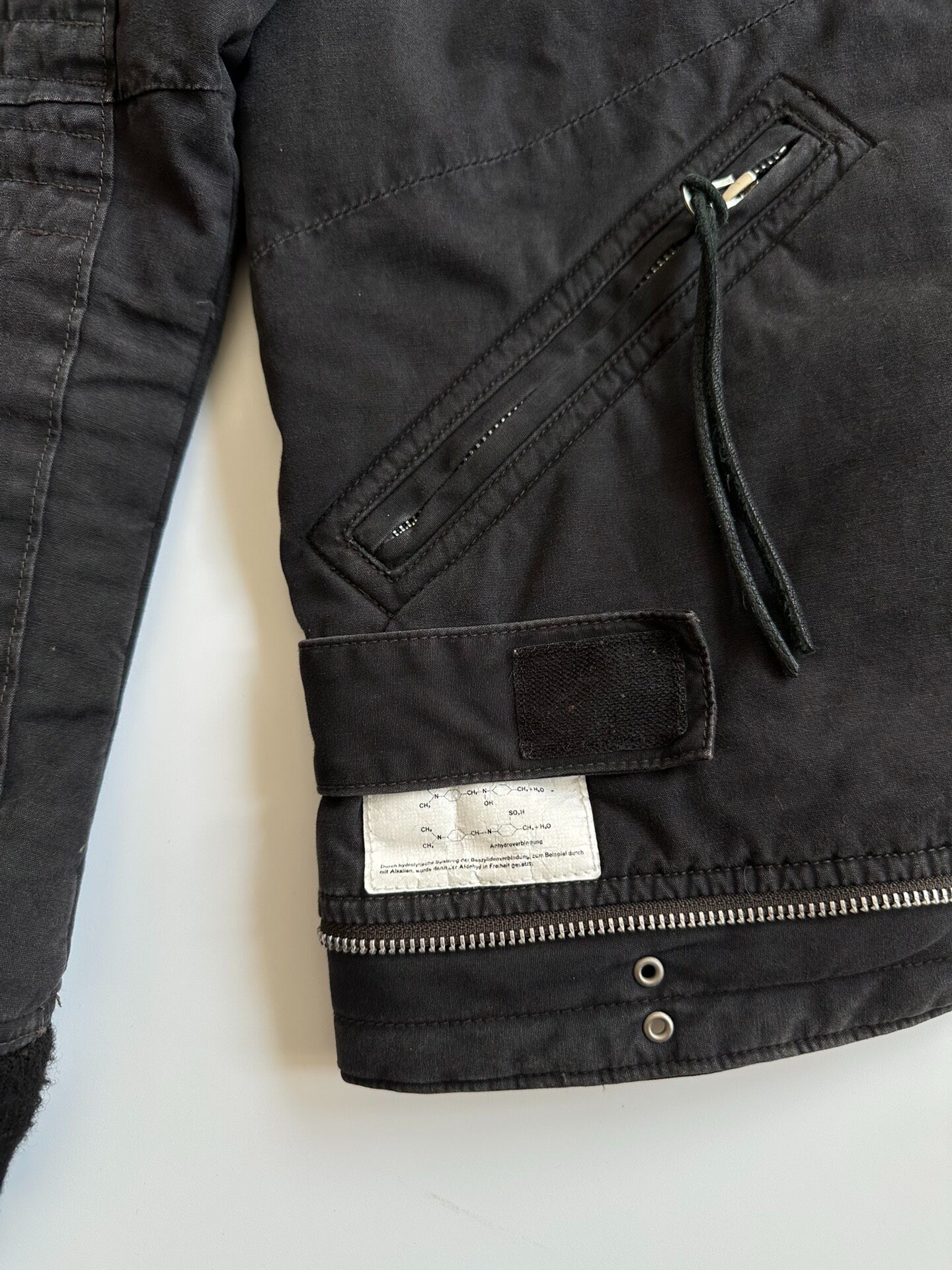 Undercover 10FW Moto Cotton Jacket — front