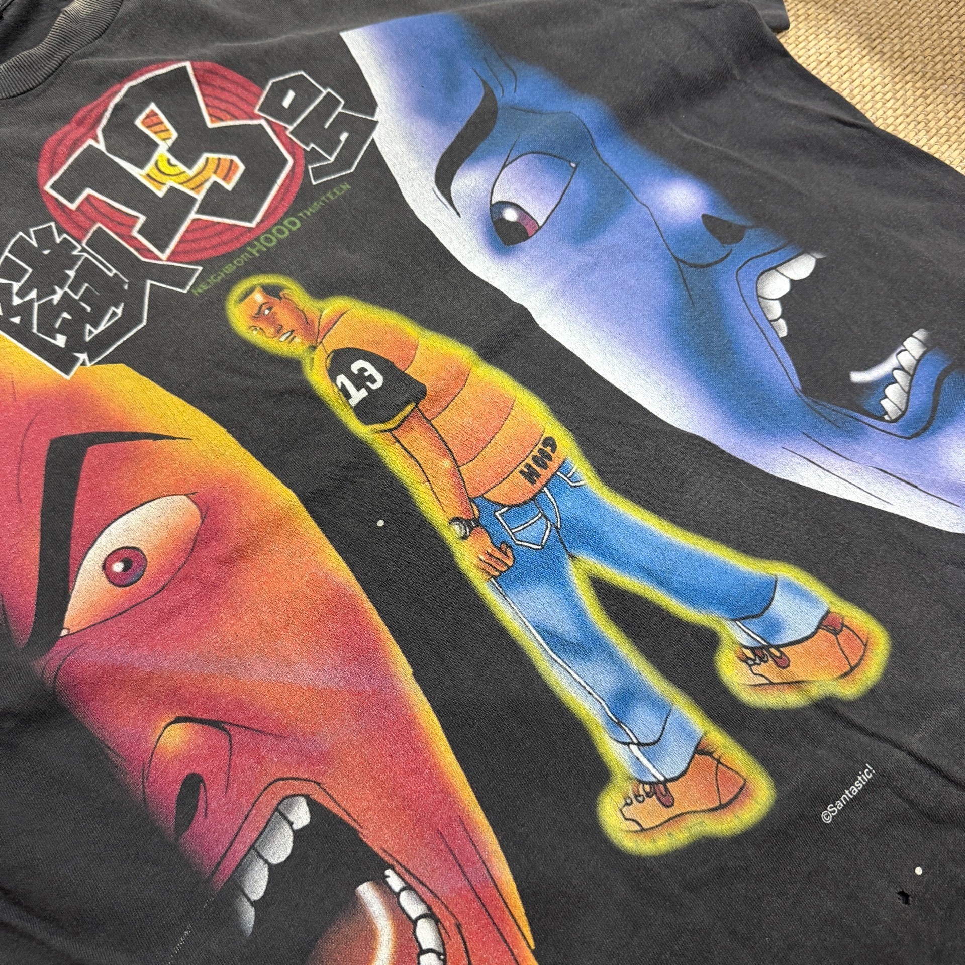 Saint Mxxxxxx Anime Graphic Short Sleeve Tee — detail