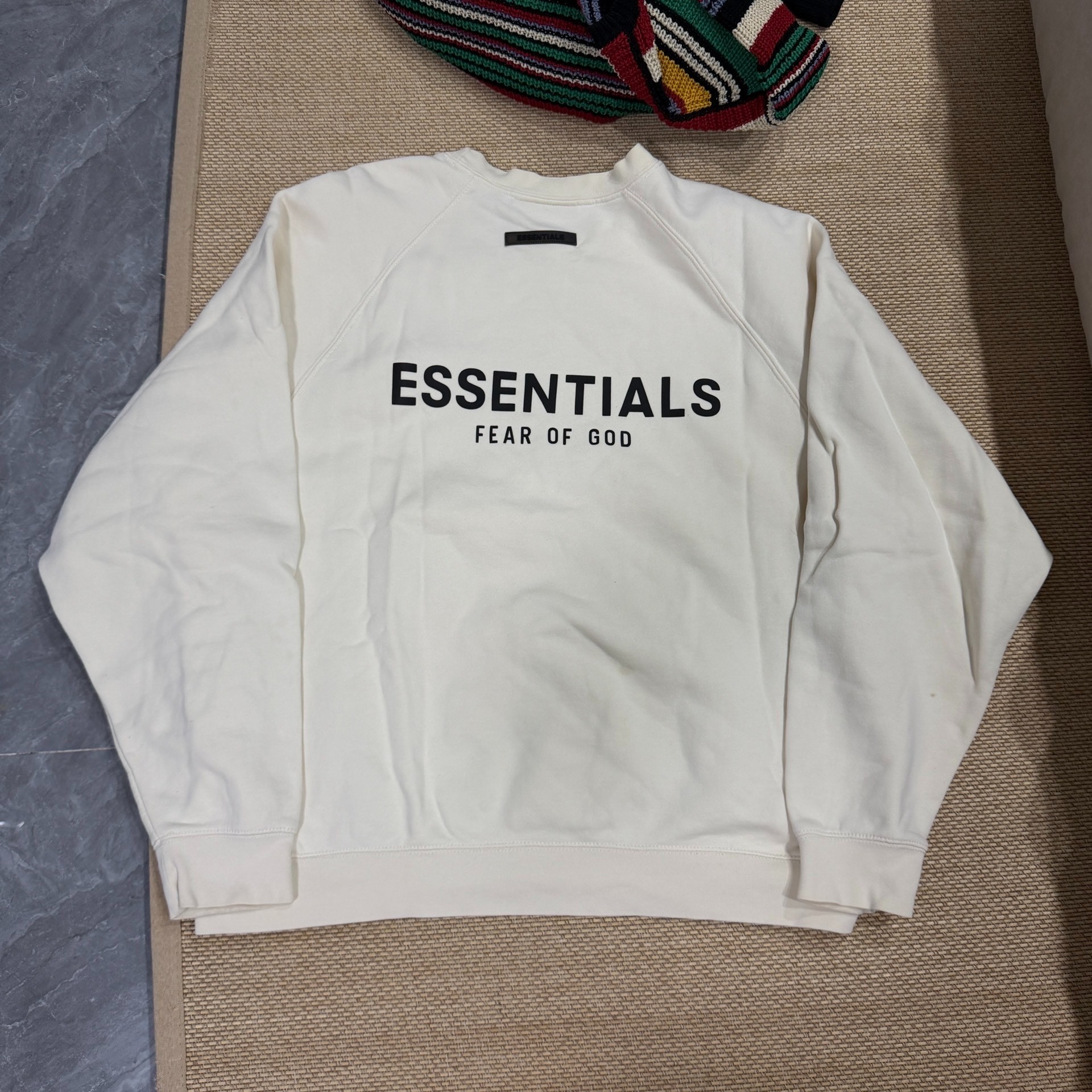 Essentials Fog Cream Crewneck Sweatshirt