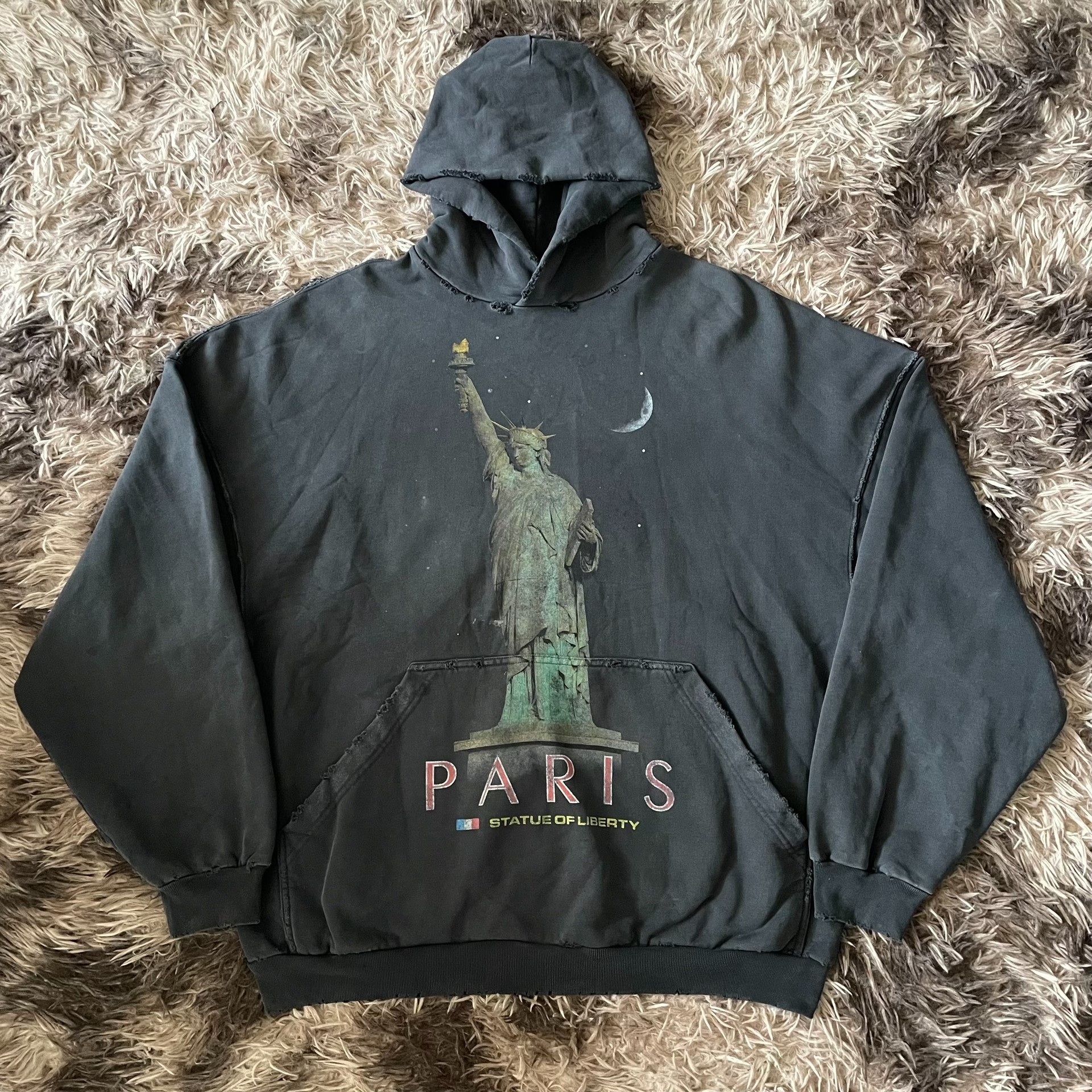Balenciaga 24FW Statue of Liberty Hoodie