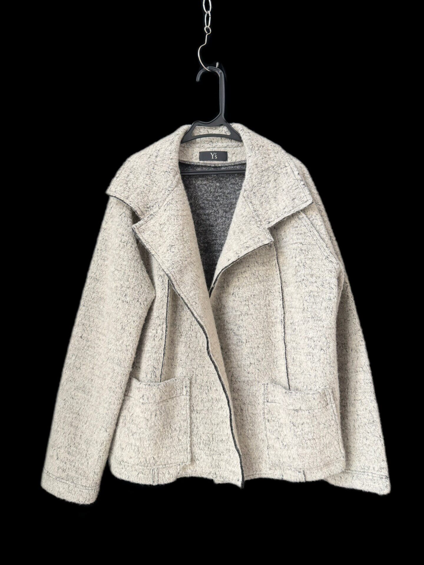 Y's Wool Open-Front Jacket