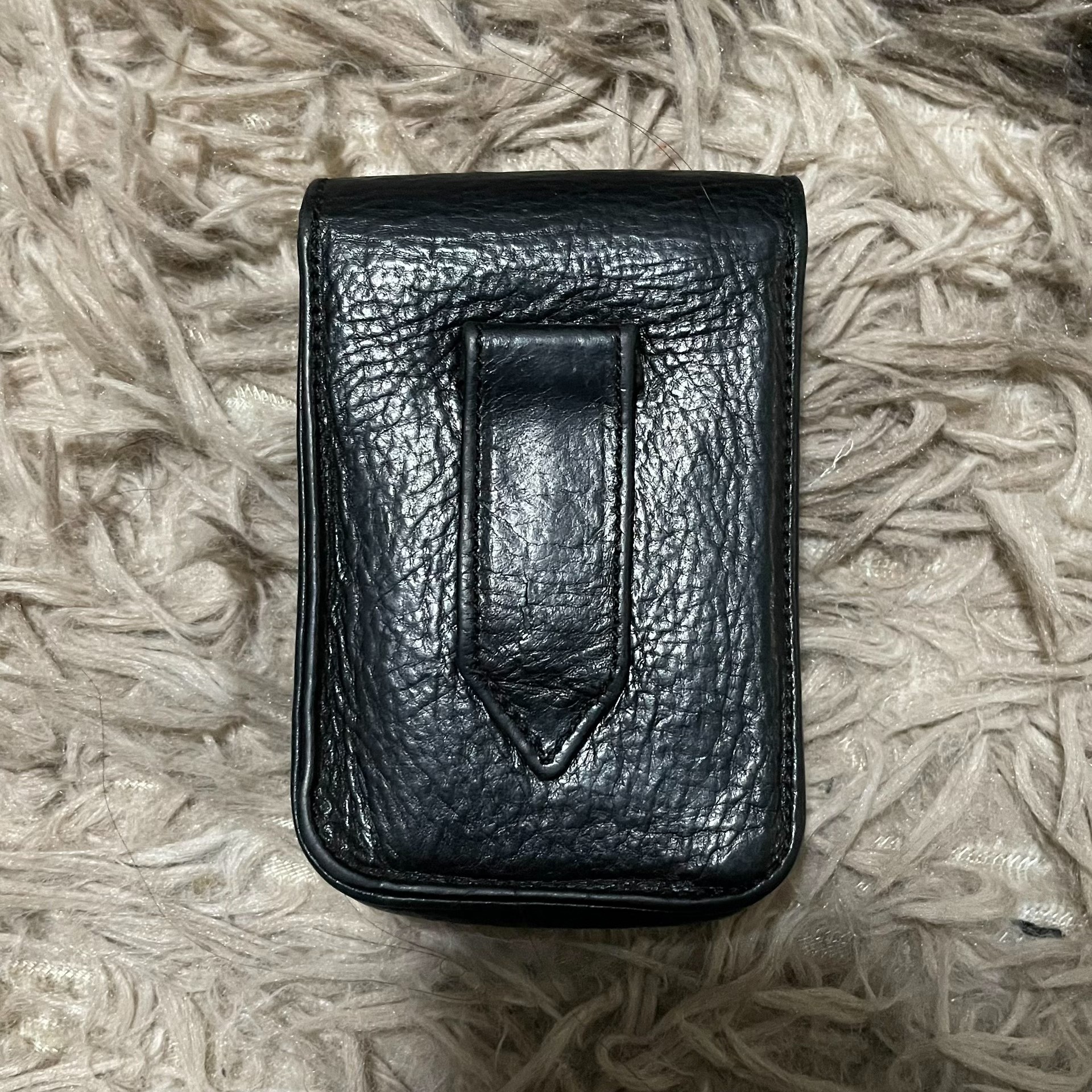 Chrome Hearts Black Dagger Cigarette Bag — front