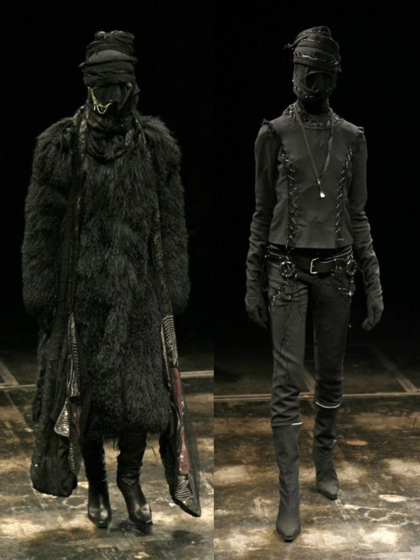 Undercover 2006 Guruguru Fur Coat — front