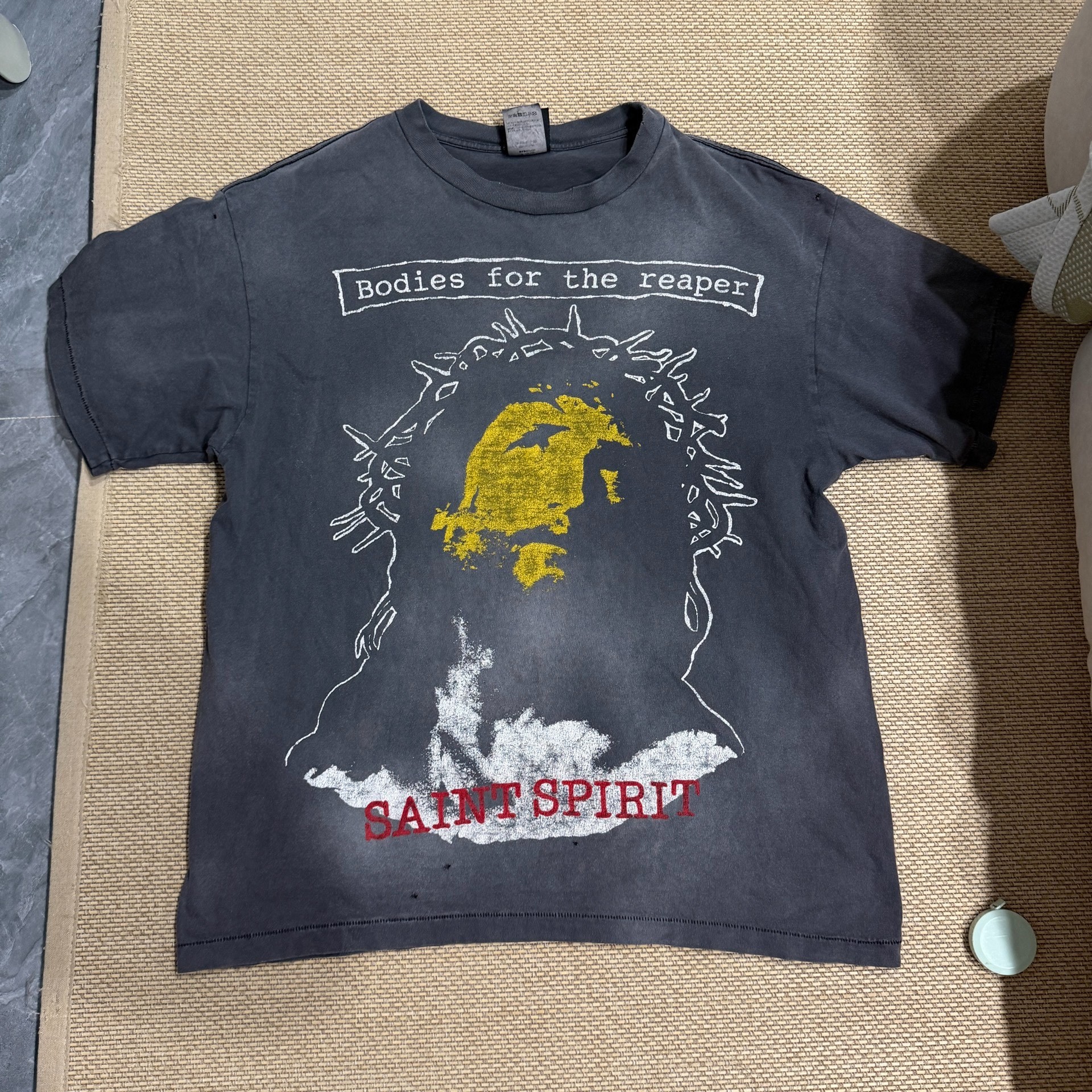 Saint Michael Faded Gray Reaper Tee