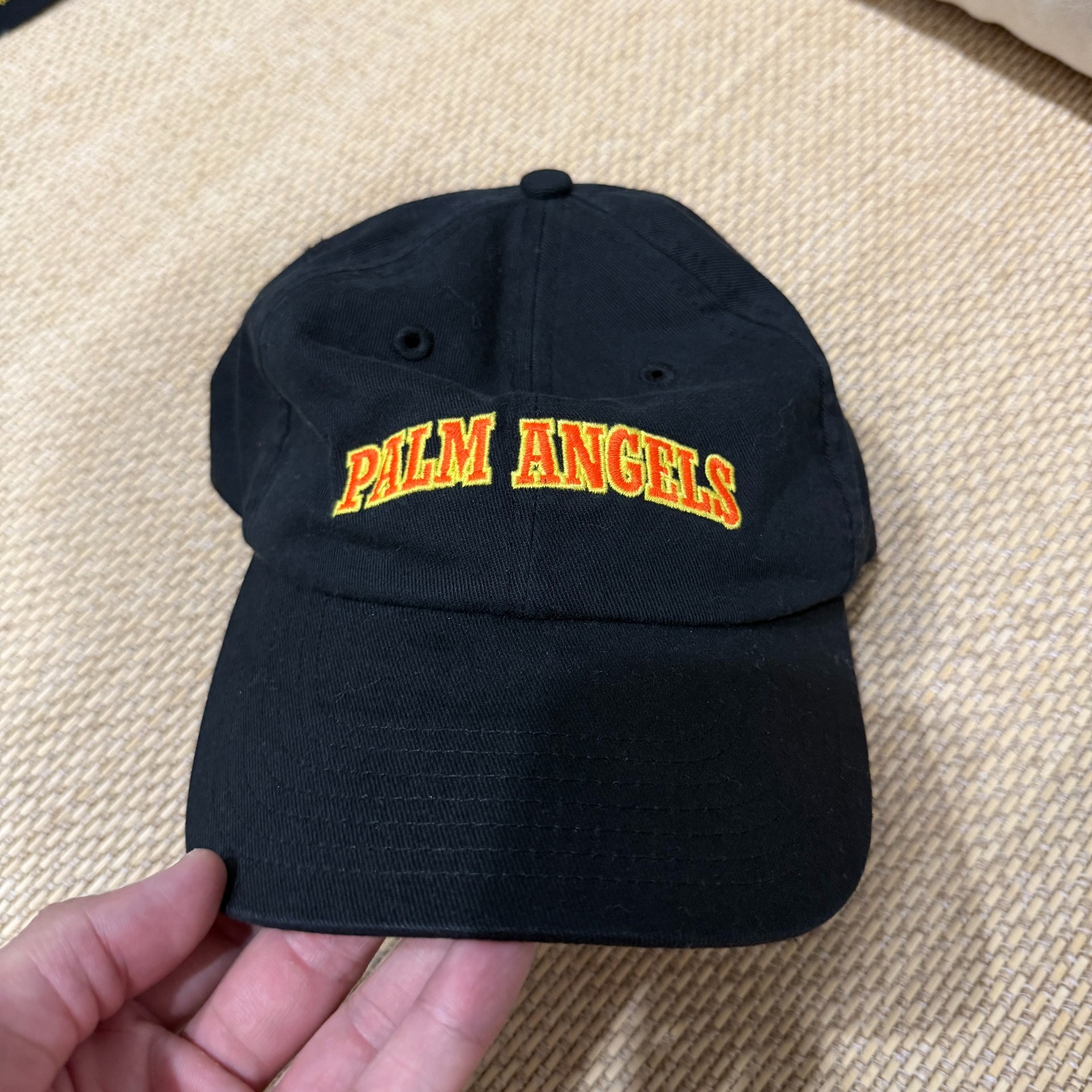 Palm Angels Flame Baseball Cap — front